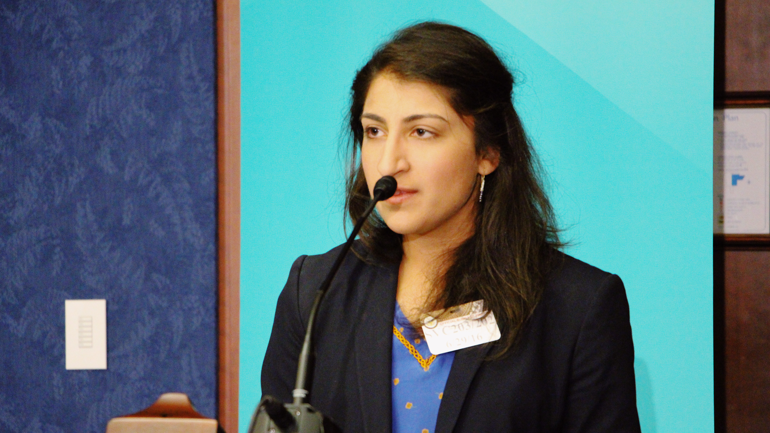 Photo of Chairperson of the Federal Trade Commission Lina Khan