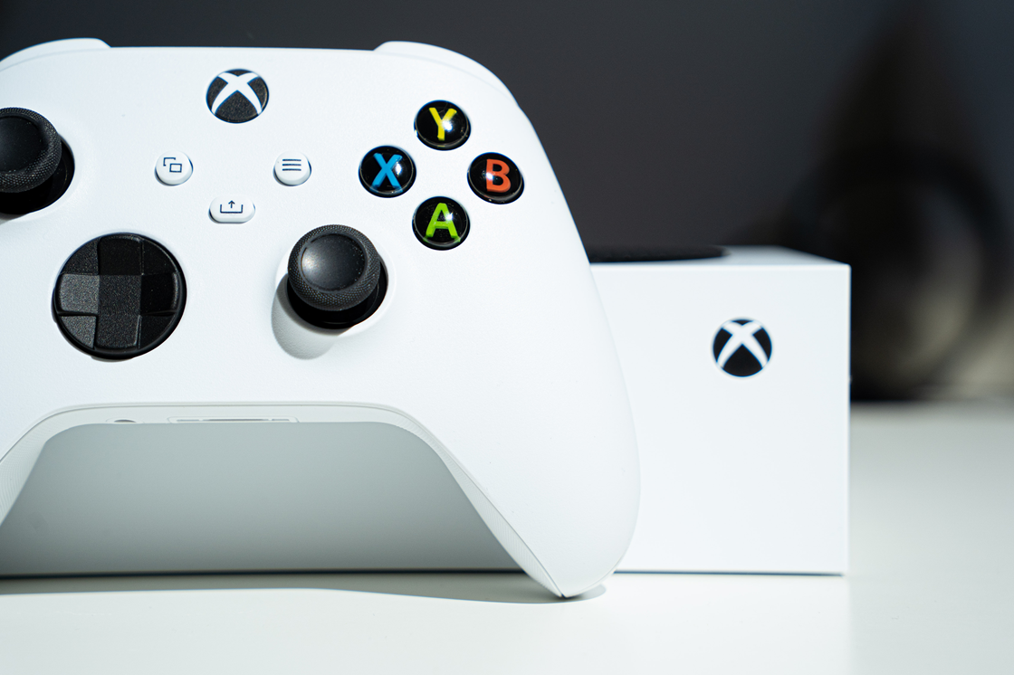 Photo of an Xbox game console