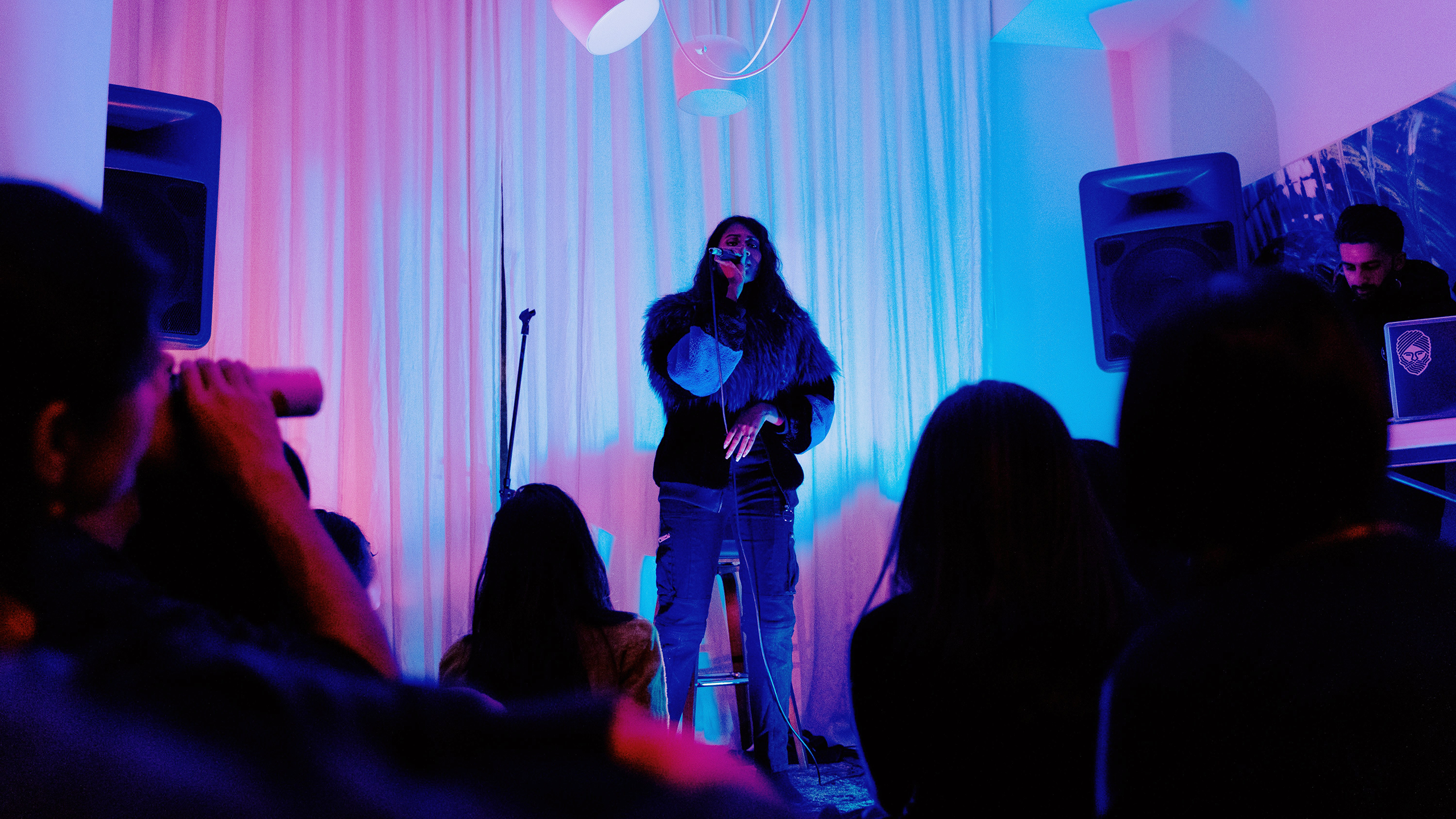 Photo of a small concert