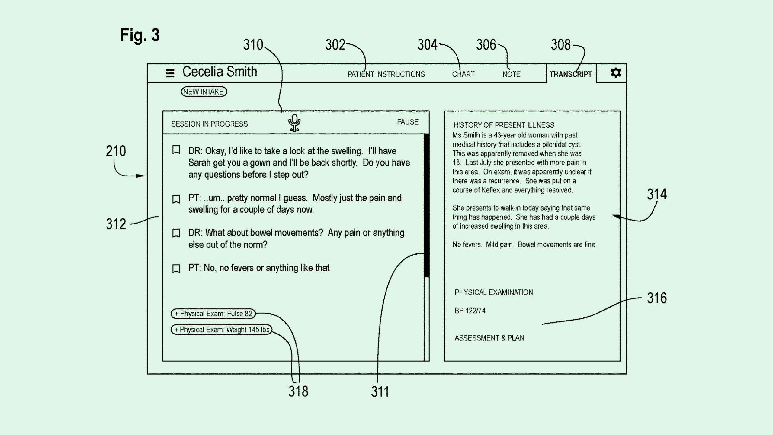 Photo of a Google patent