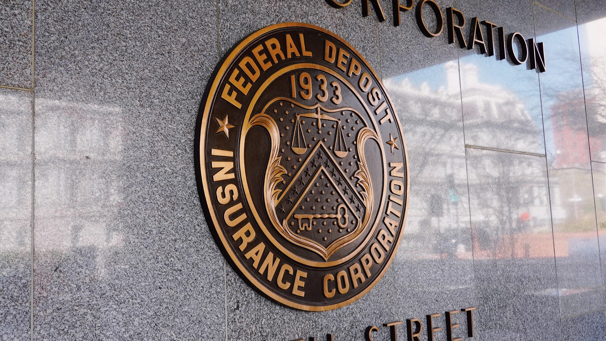 Photo of the Federal Deposit Insurance Corporation symbol