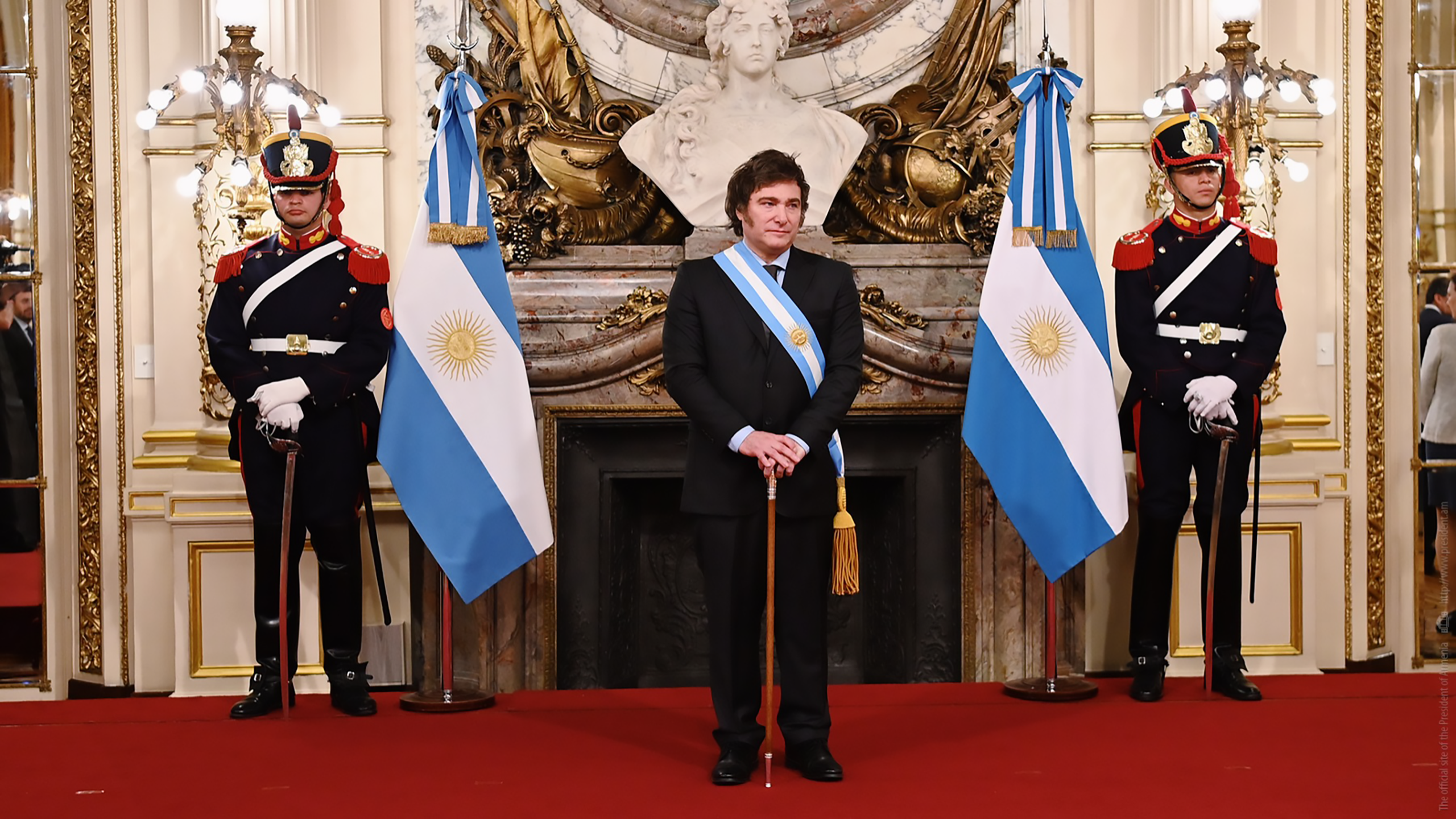 Photo of Argentine President Javier Milei