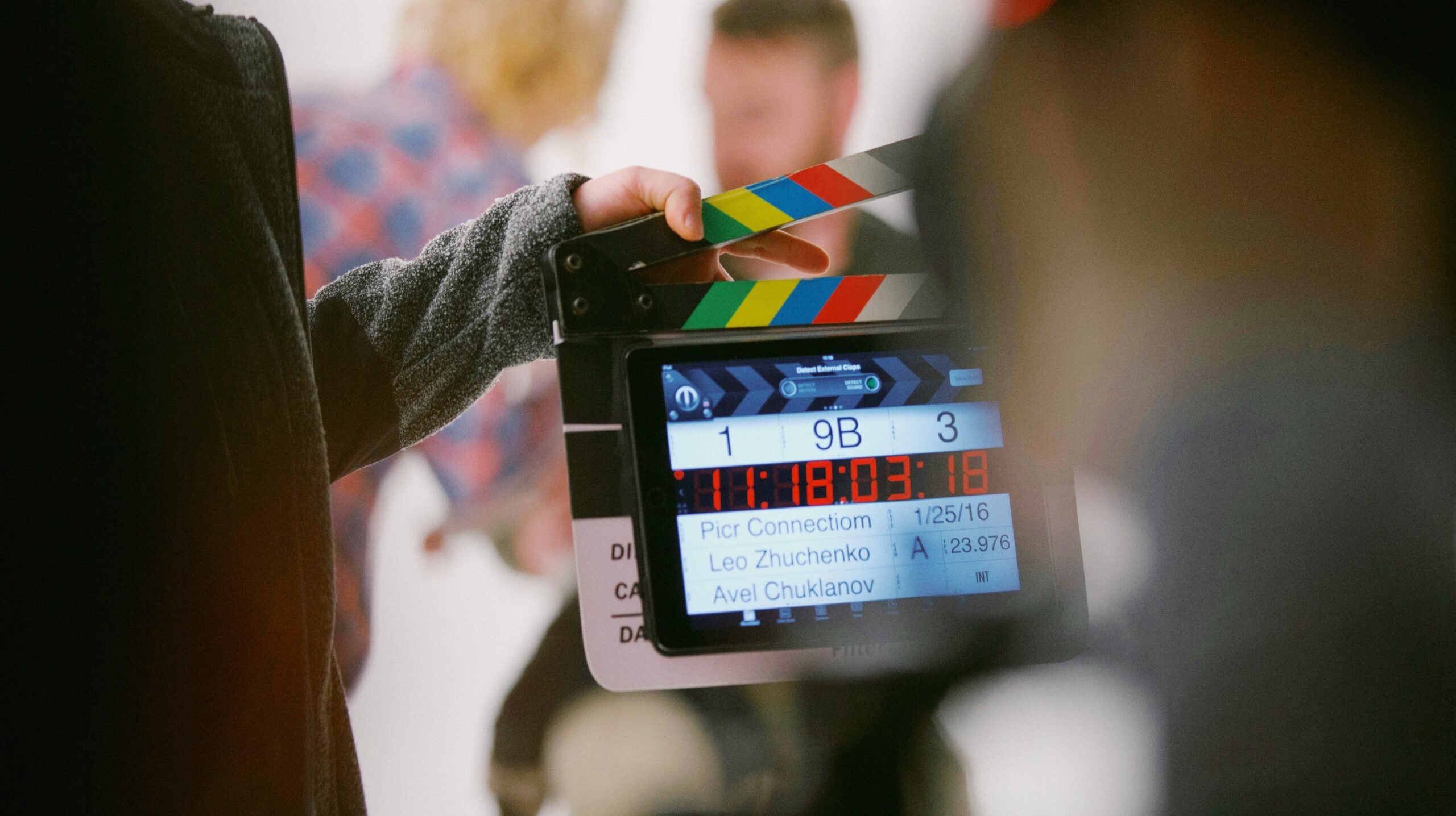 Photo of a movie set