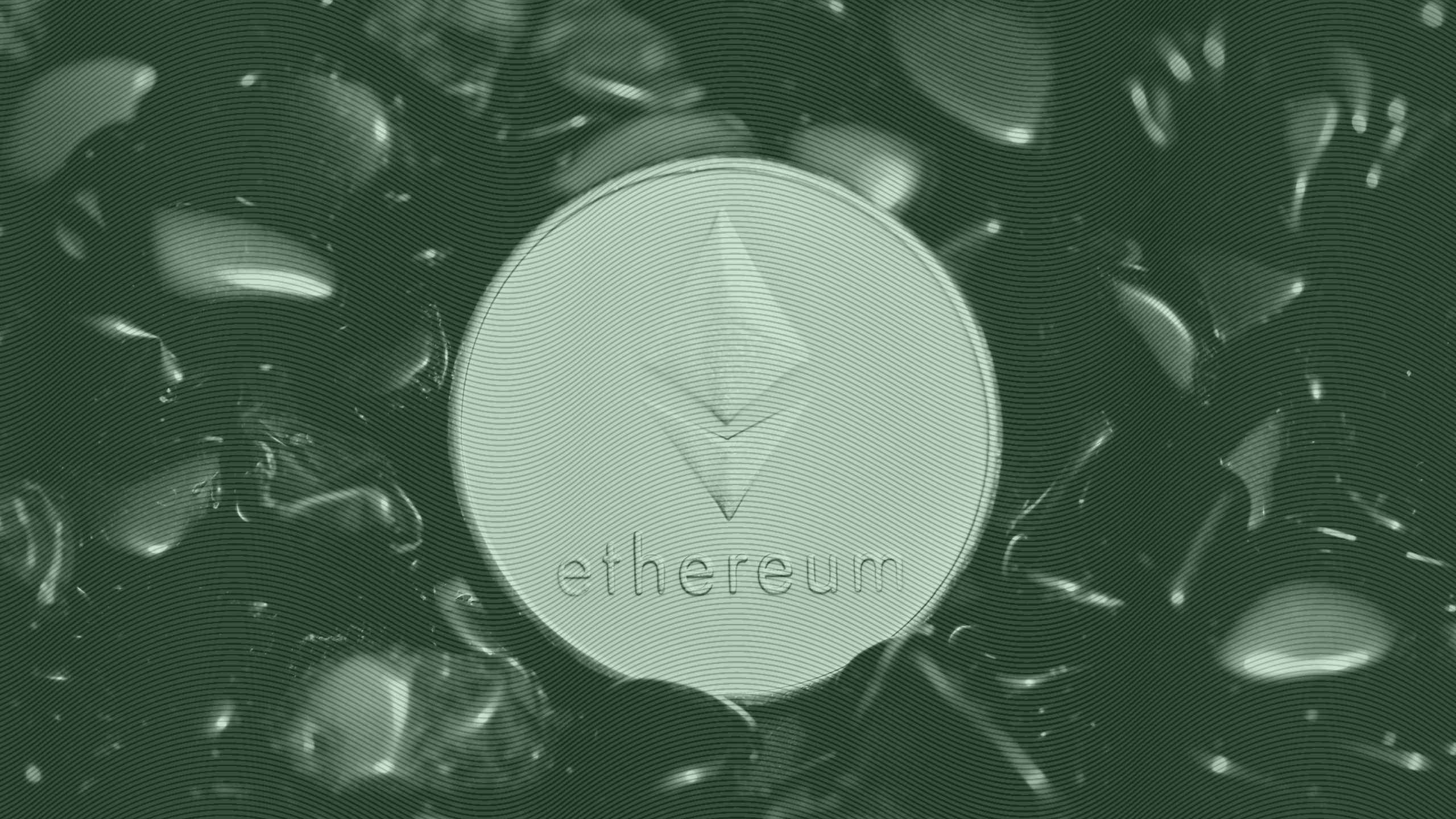 Photo of an Ethereum coin