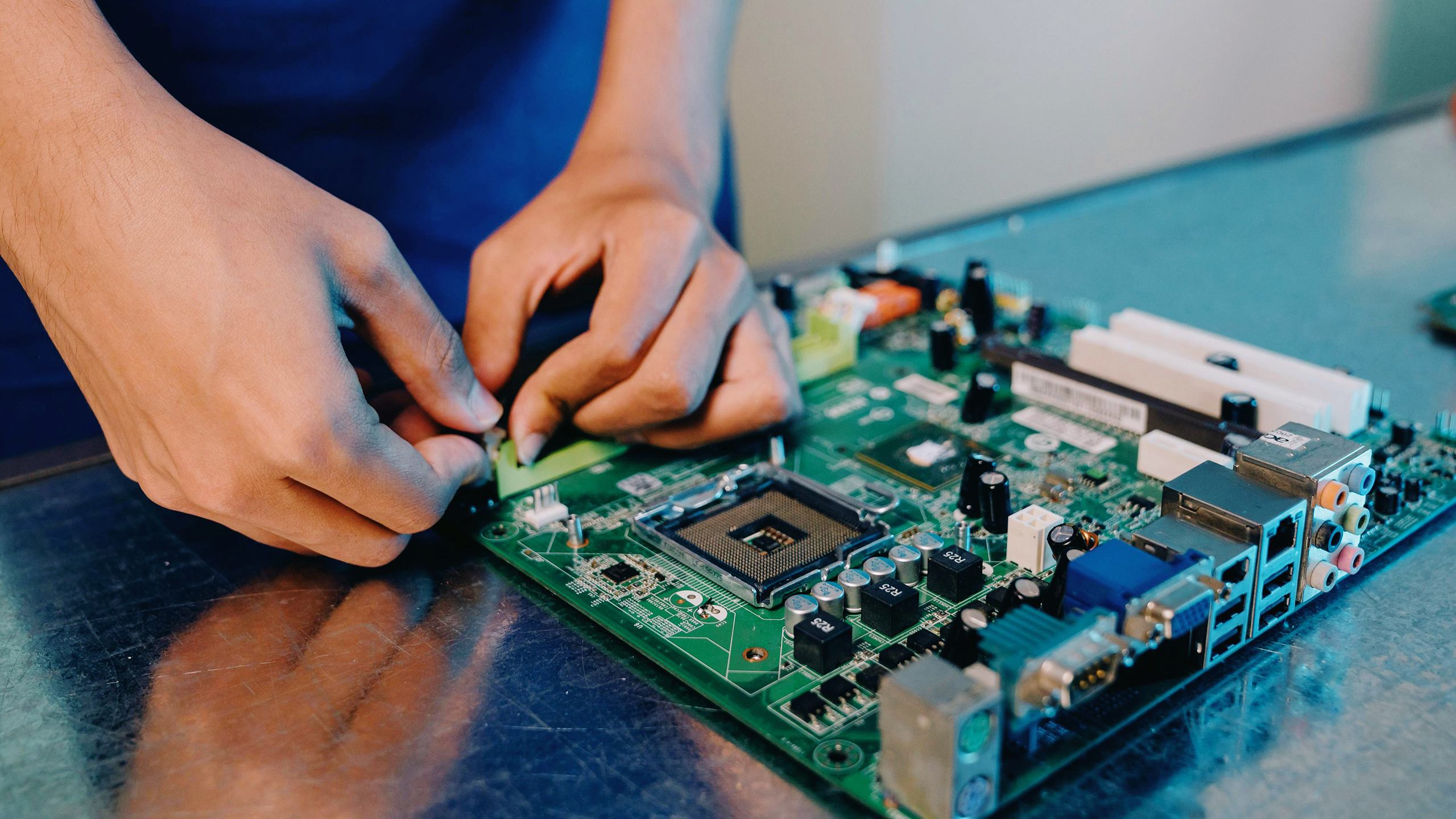 Photo of a semiconductor