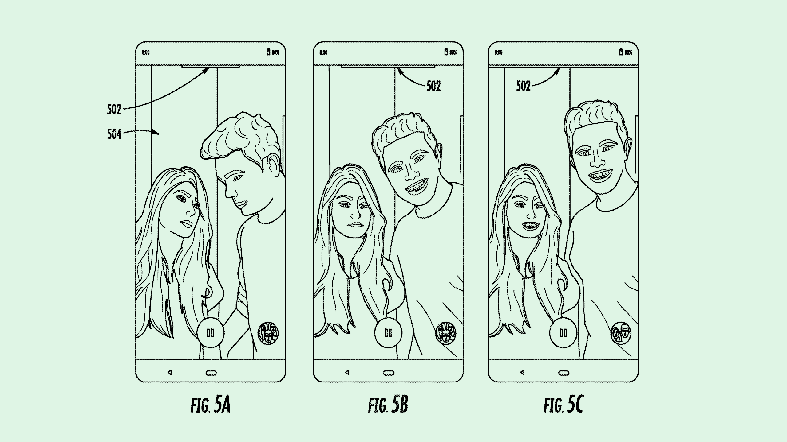 Photo of a Google patent