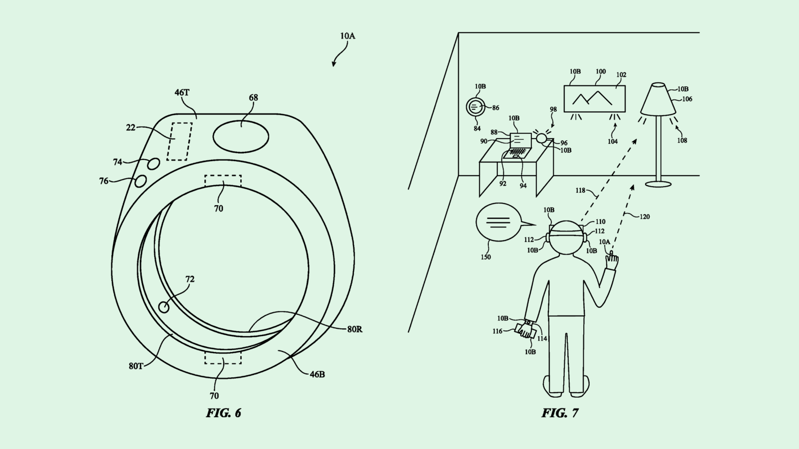 Photo of an Apple patent