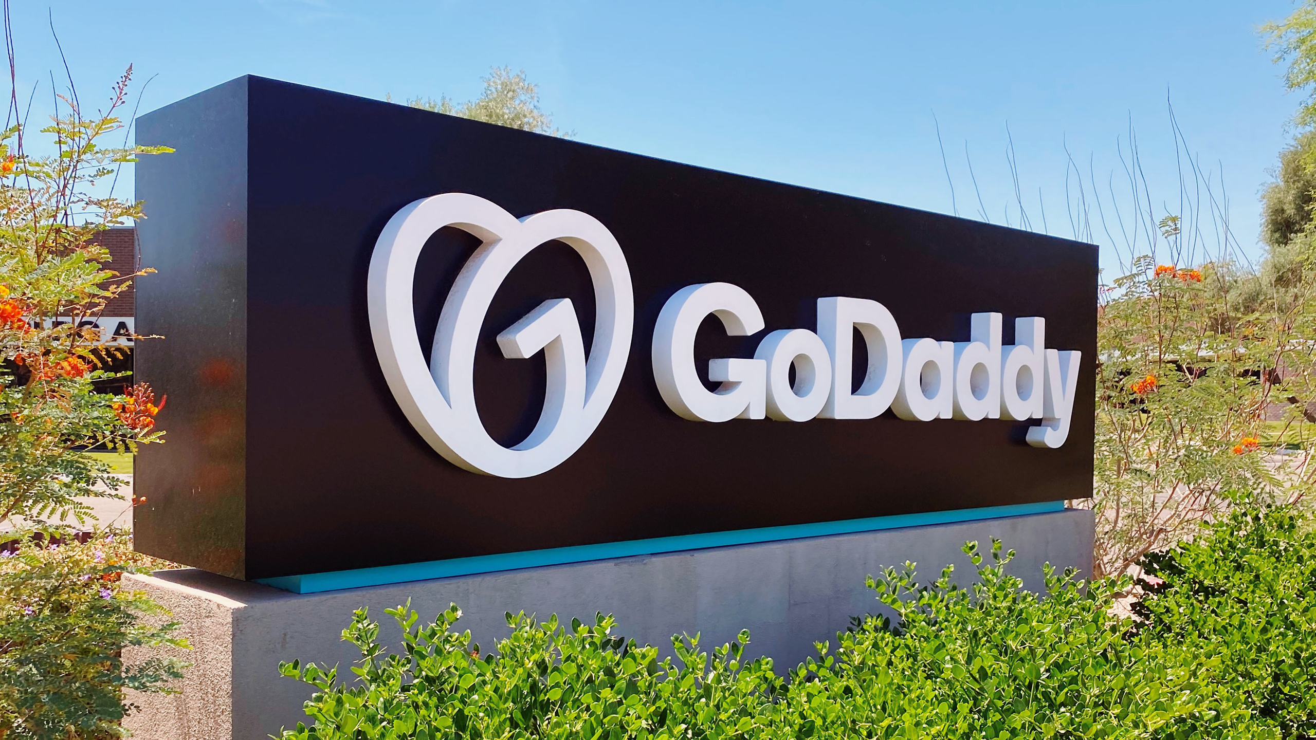 Photo of GoDaddy sign