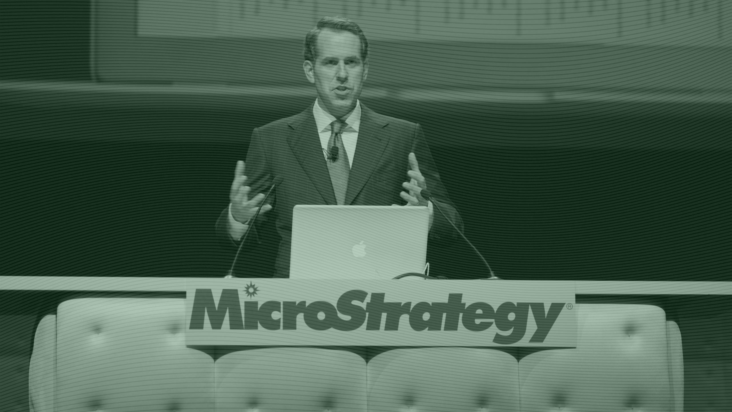 Photo of a MicroStrategy conference