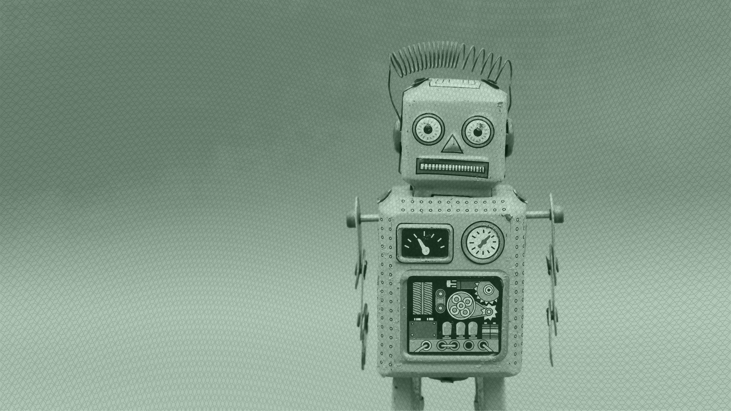 Photo of a retro robot
