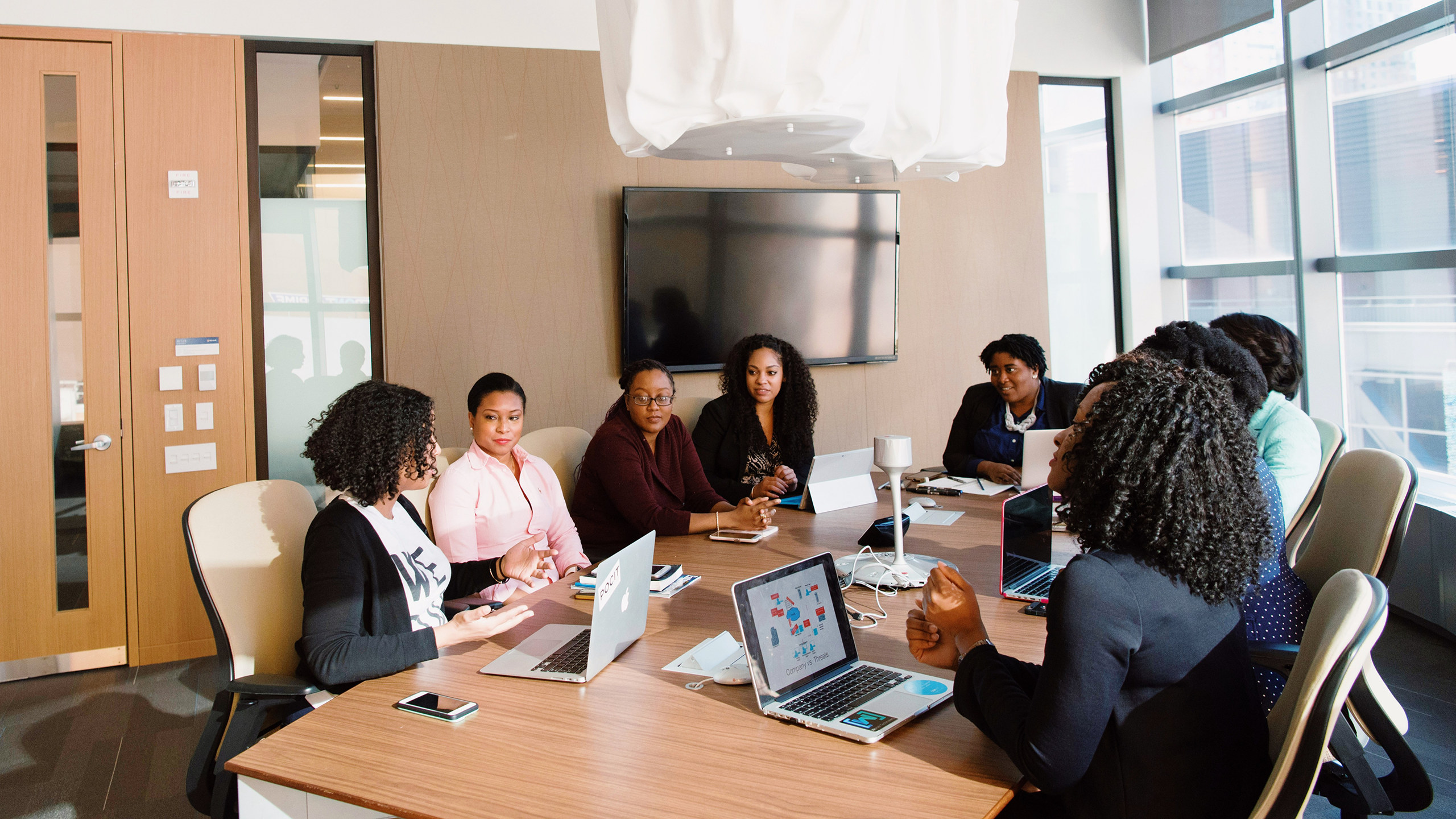 Photo of women in the workplace
