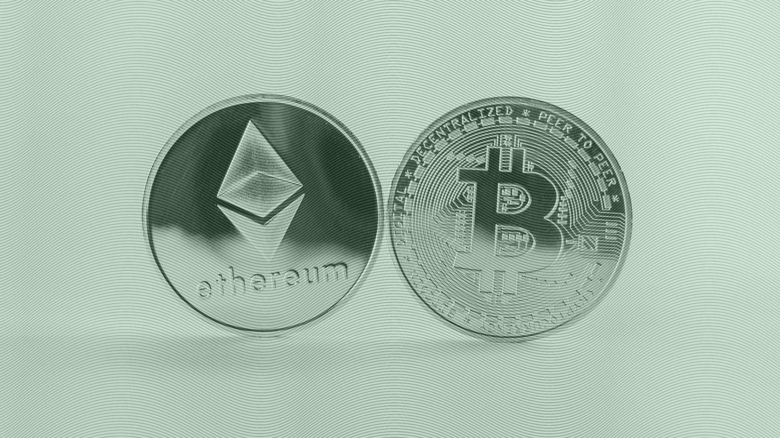 Photo of Bitcoin and Ethereum coins
