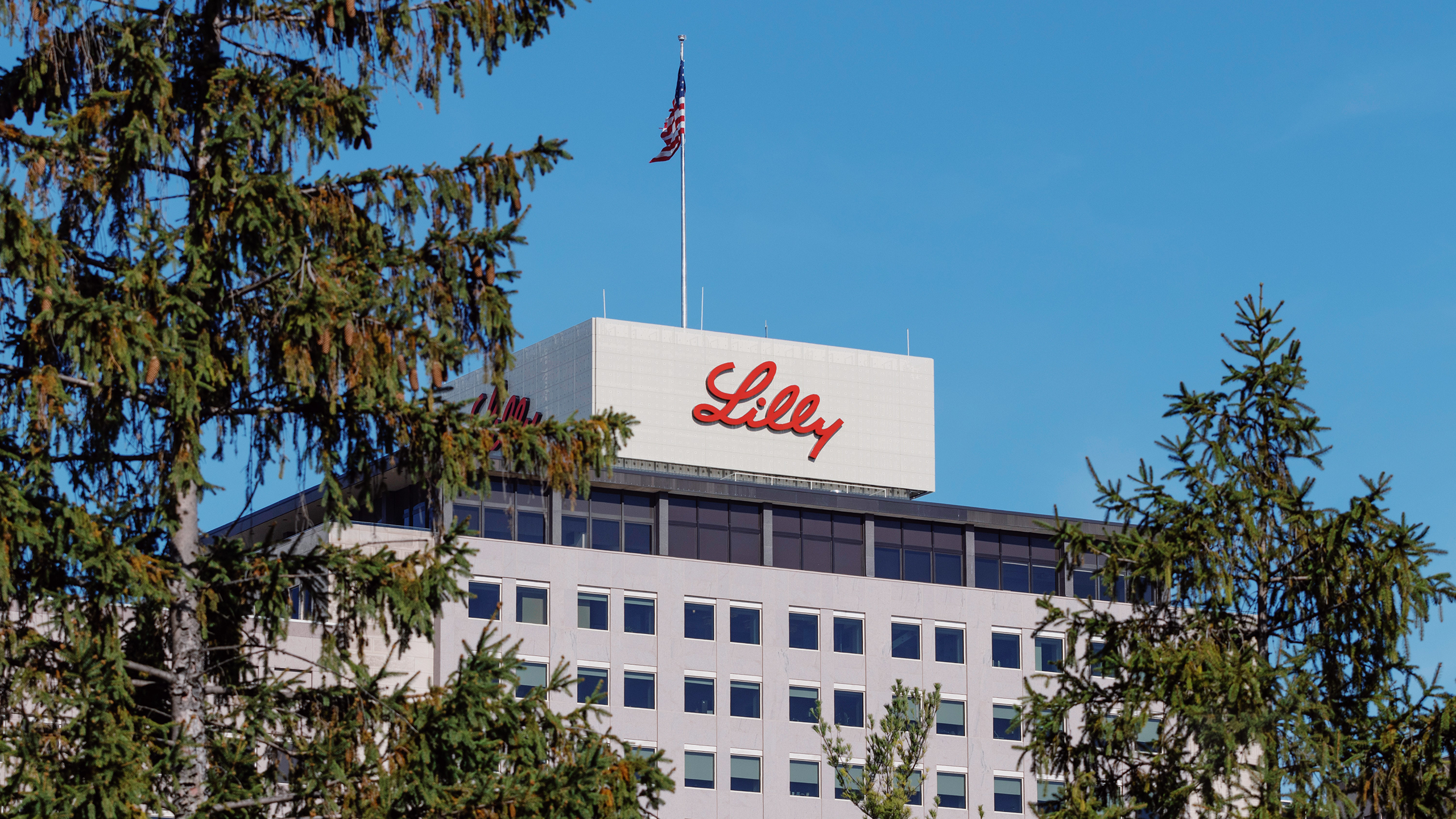 Photo of an Eli Lilly building