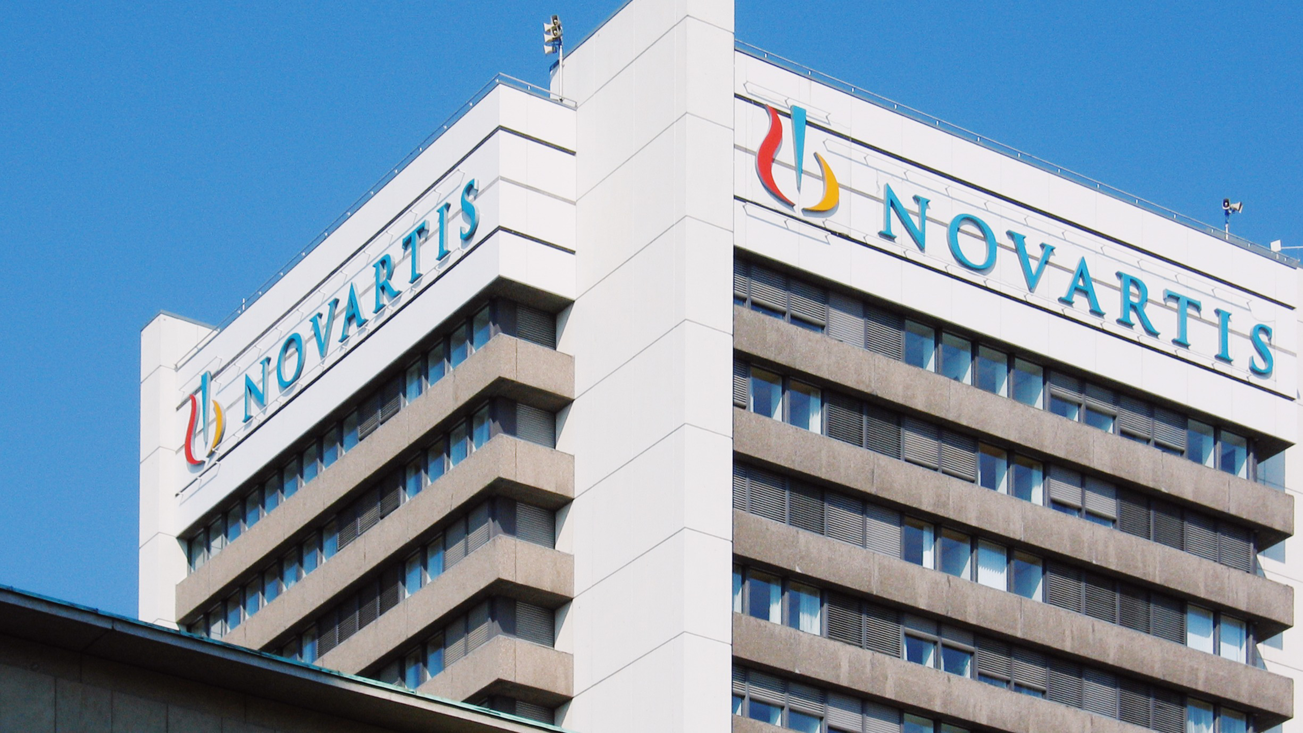 Photo of a Novartis building