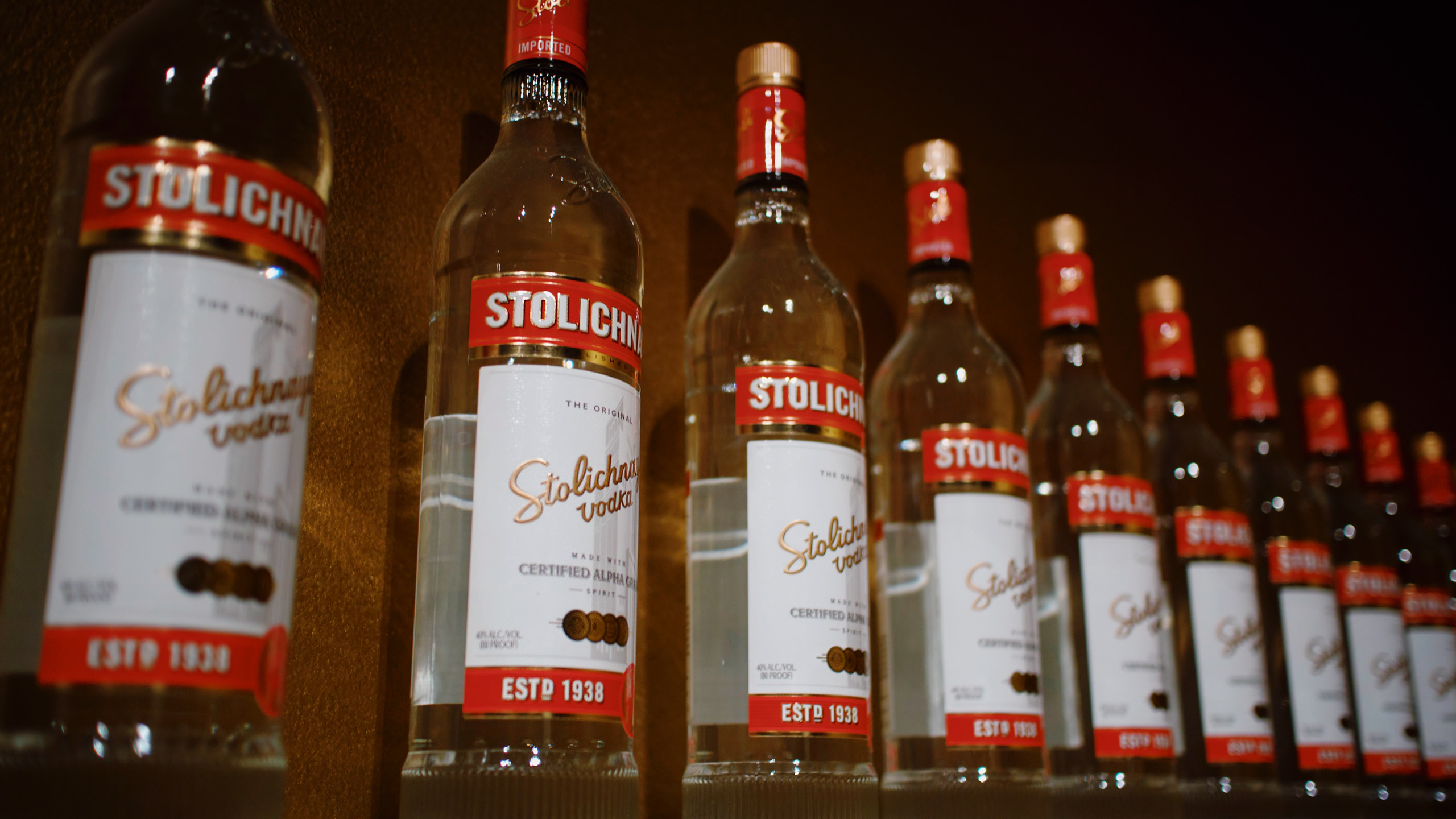 Photo of Stoli Vodka bottles