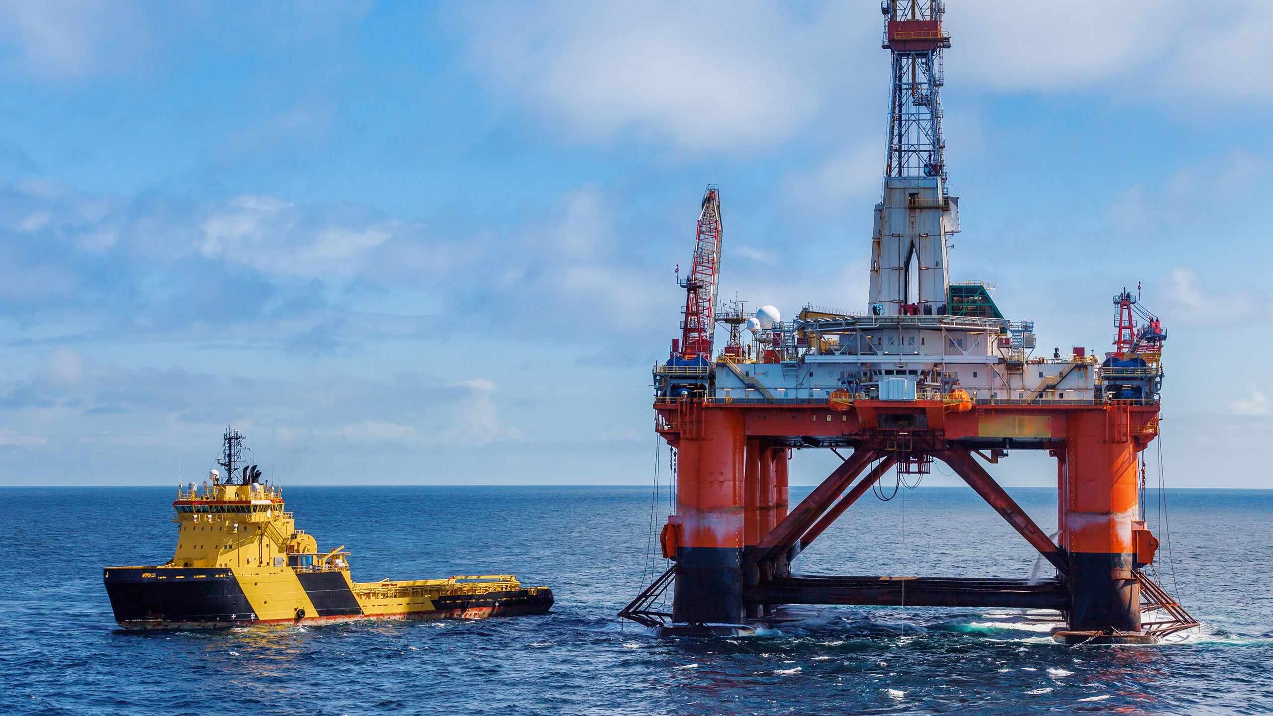 Photo of a deep sea mining rig in Norway