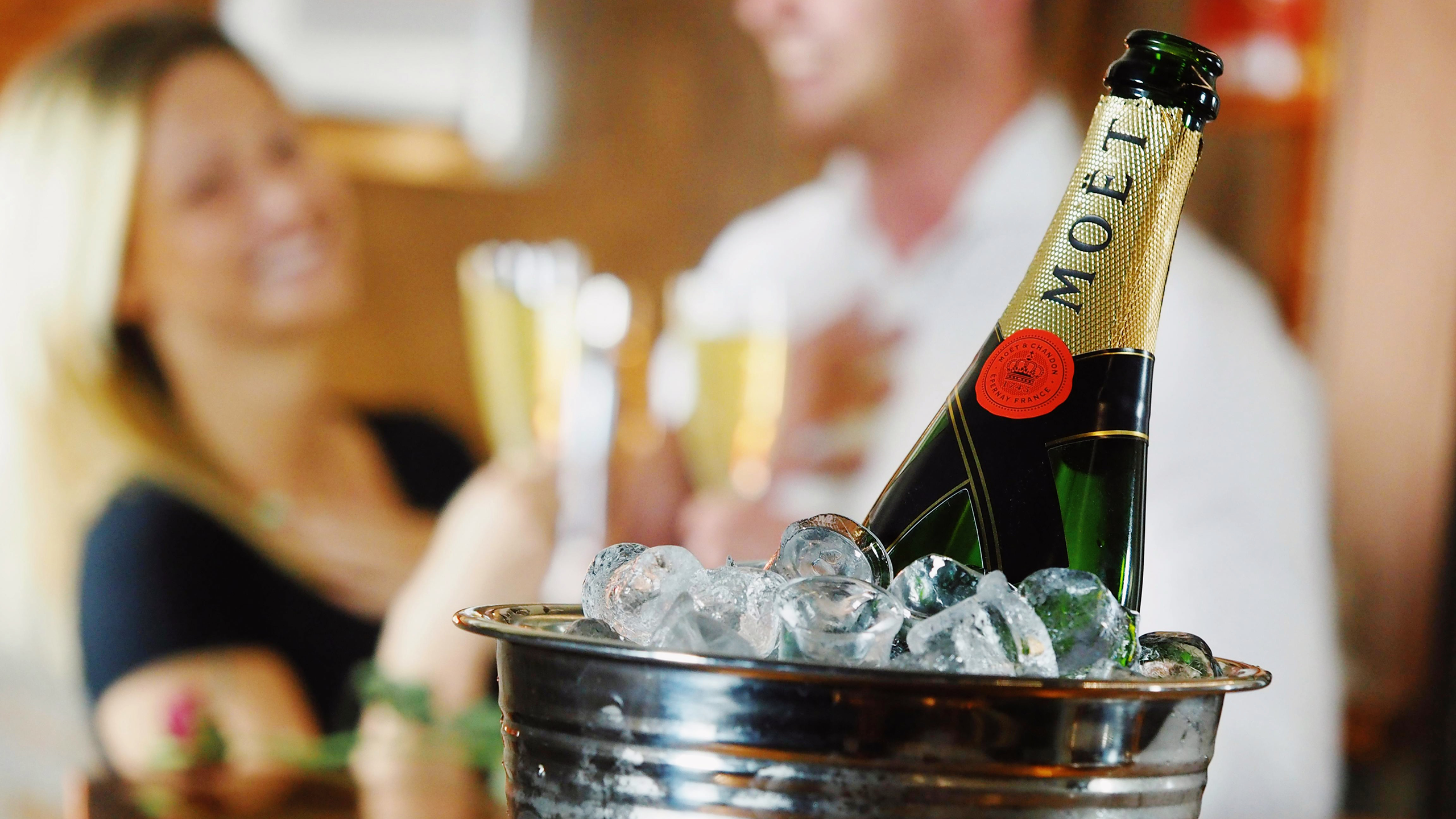 Photo of a Moet & Chandon champagne bottle