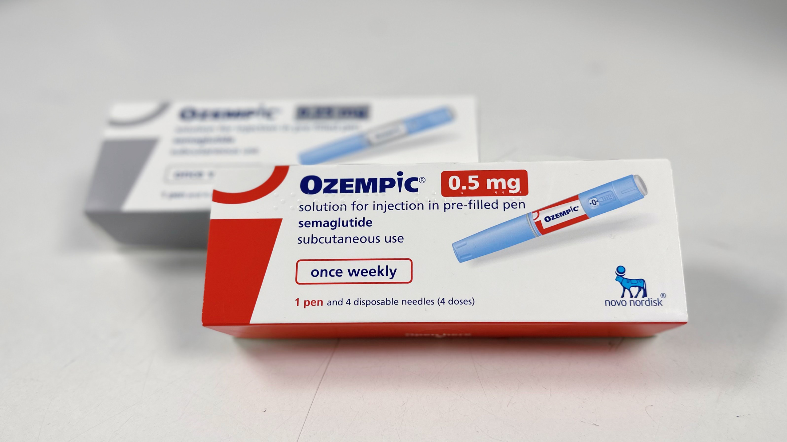 Photo of an Ozempic box