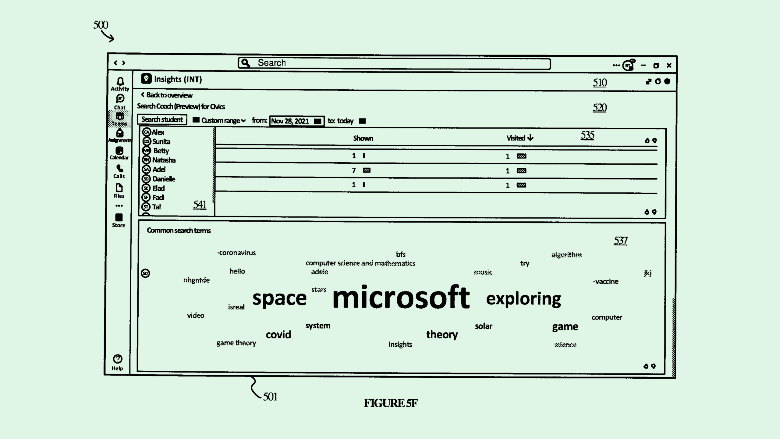 Photo of a Microsoft patent