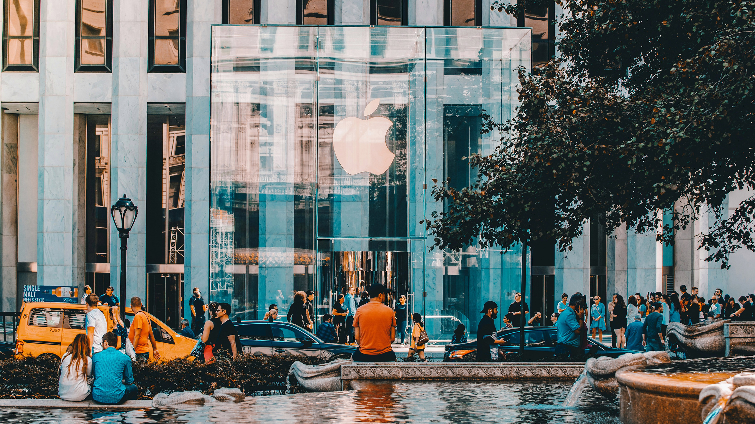 Photo of an Apple store