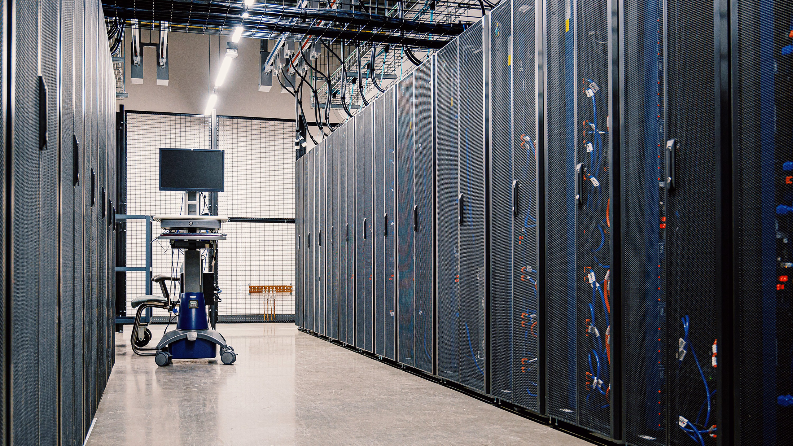 Photo of a data center
