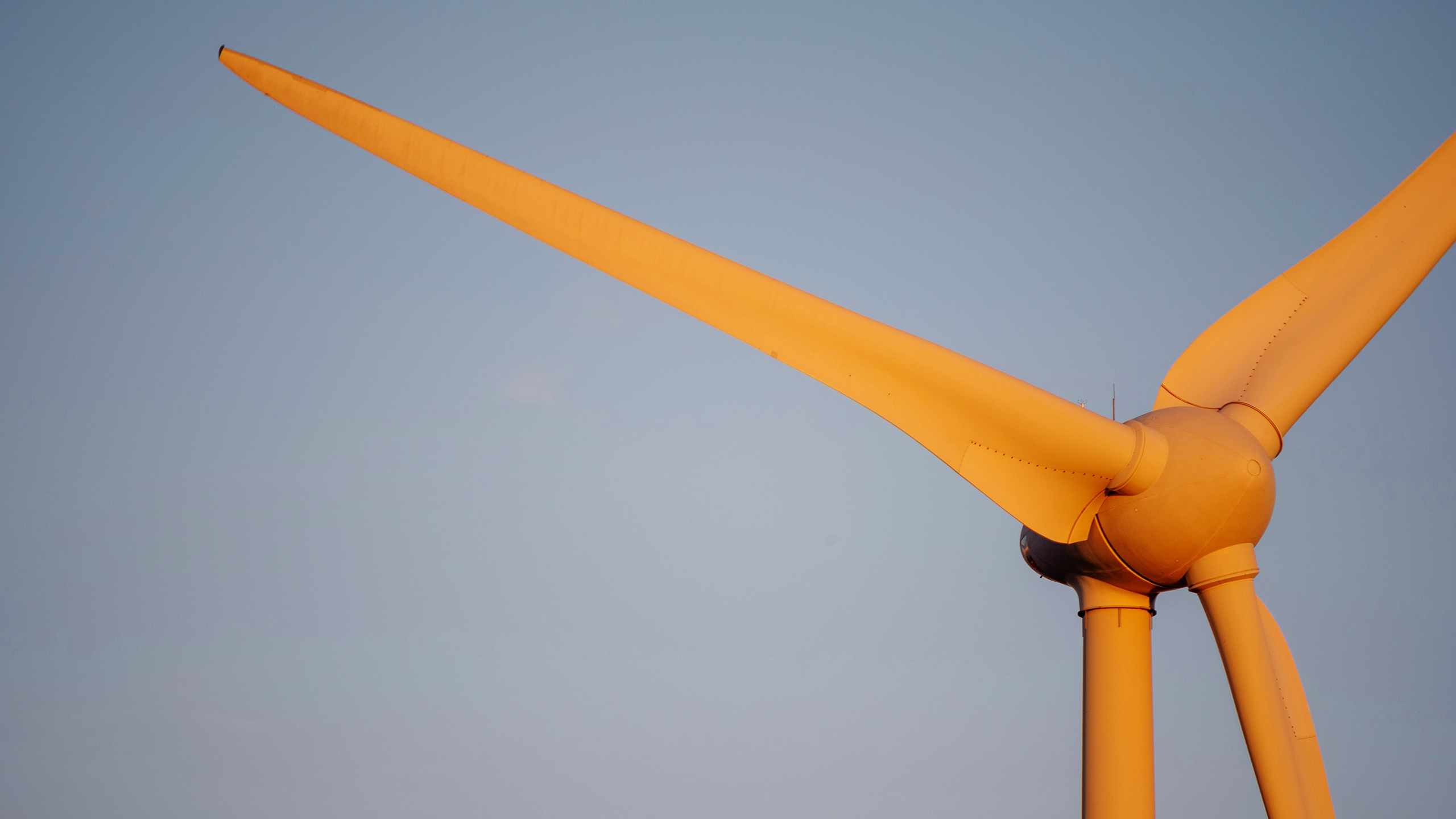 Photo of a wind turbine