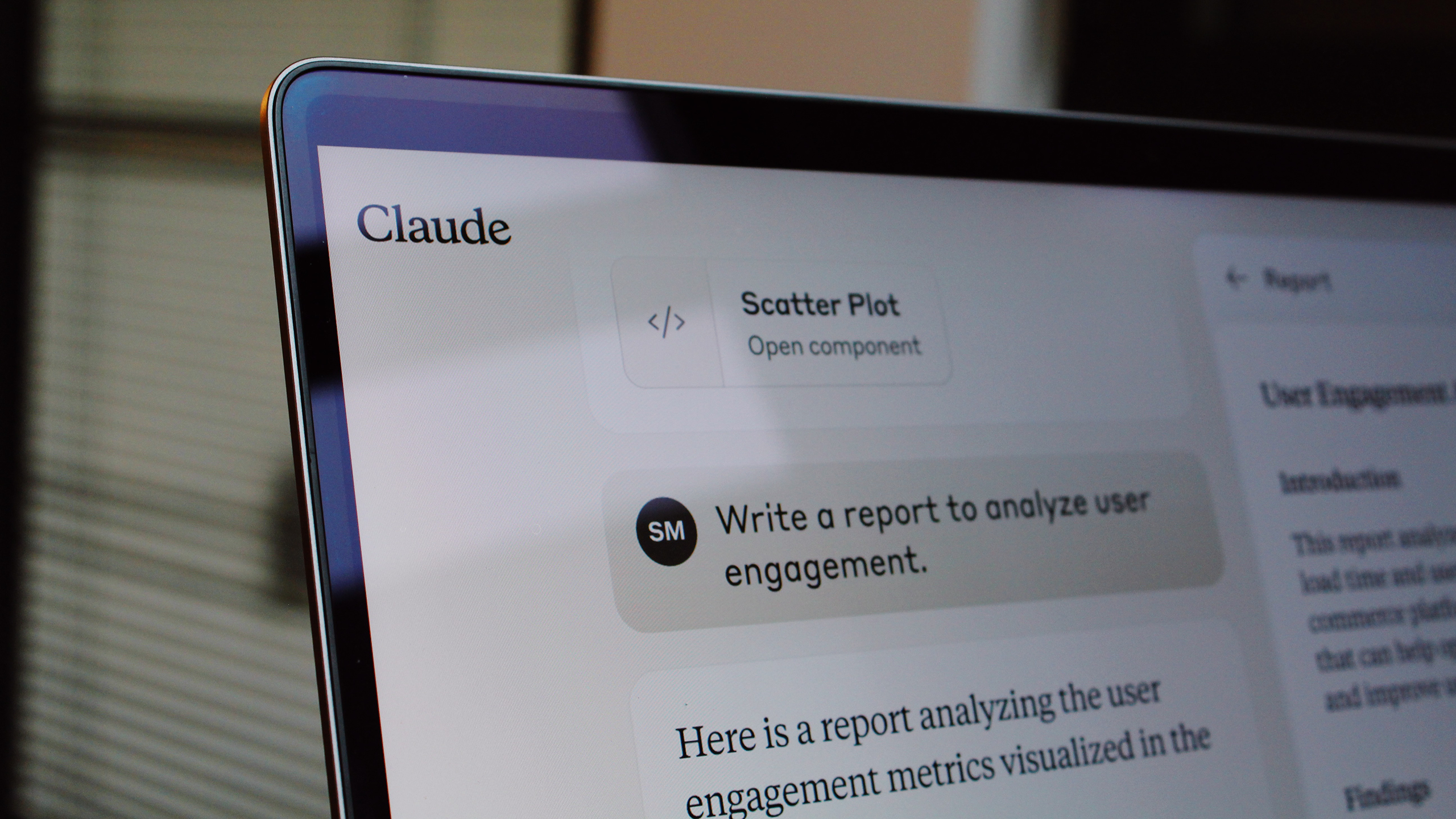 Photo of the Claude AI chatbot