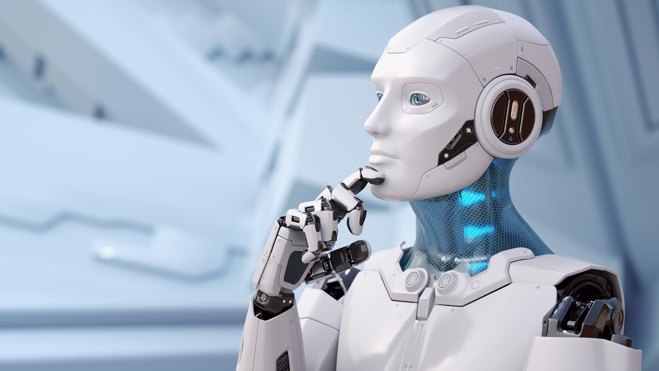Photo of a humanoid robot