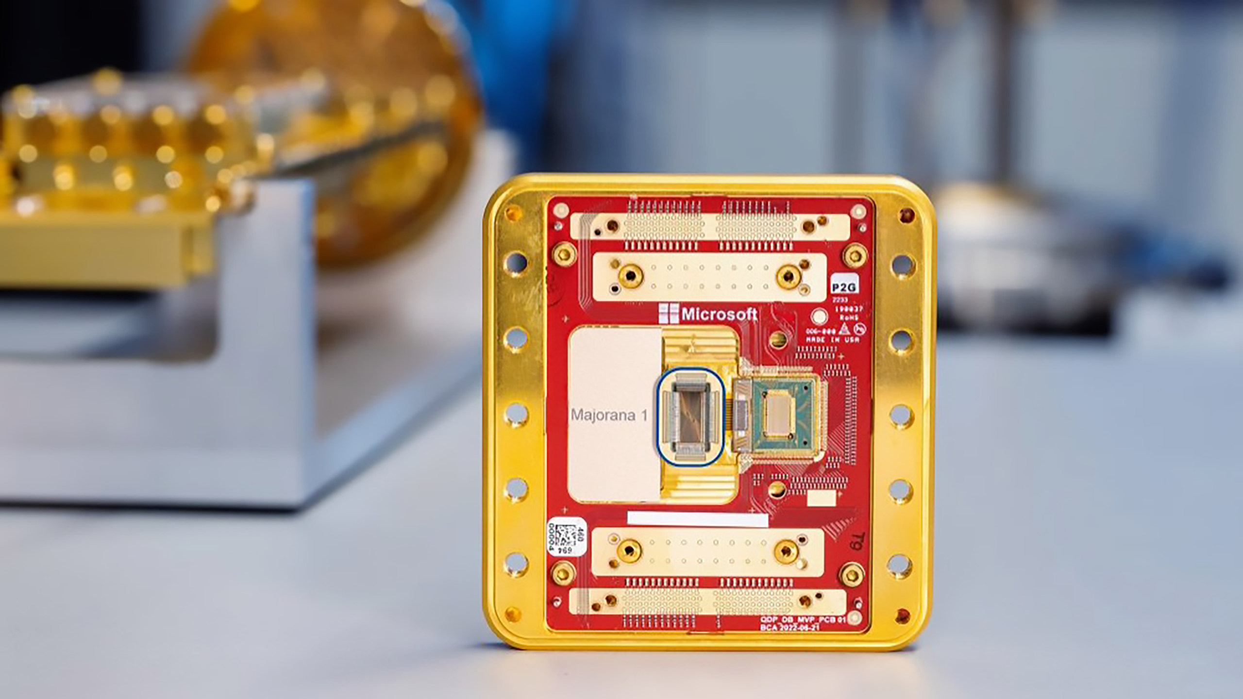 Photo of Microsoft's Majorana 1 quantum chip