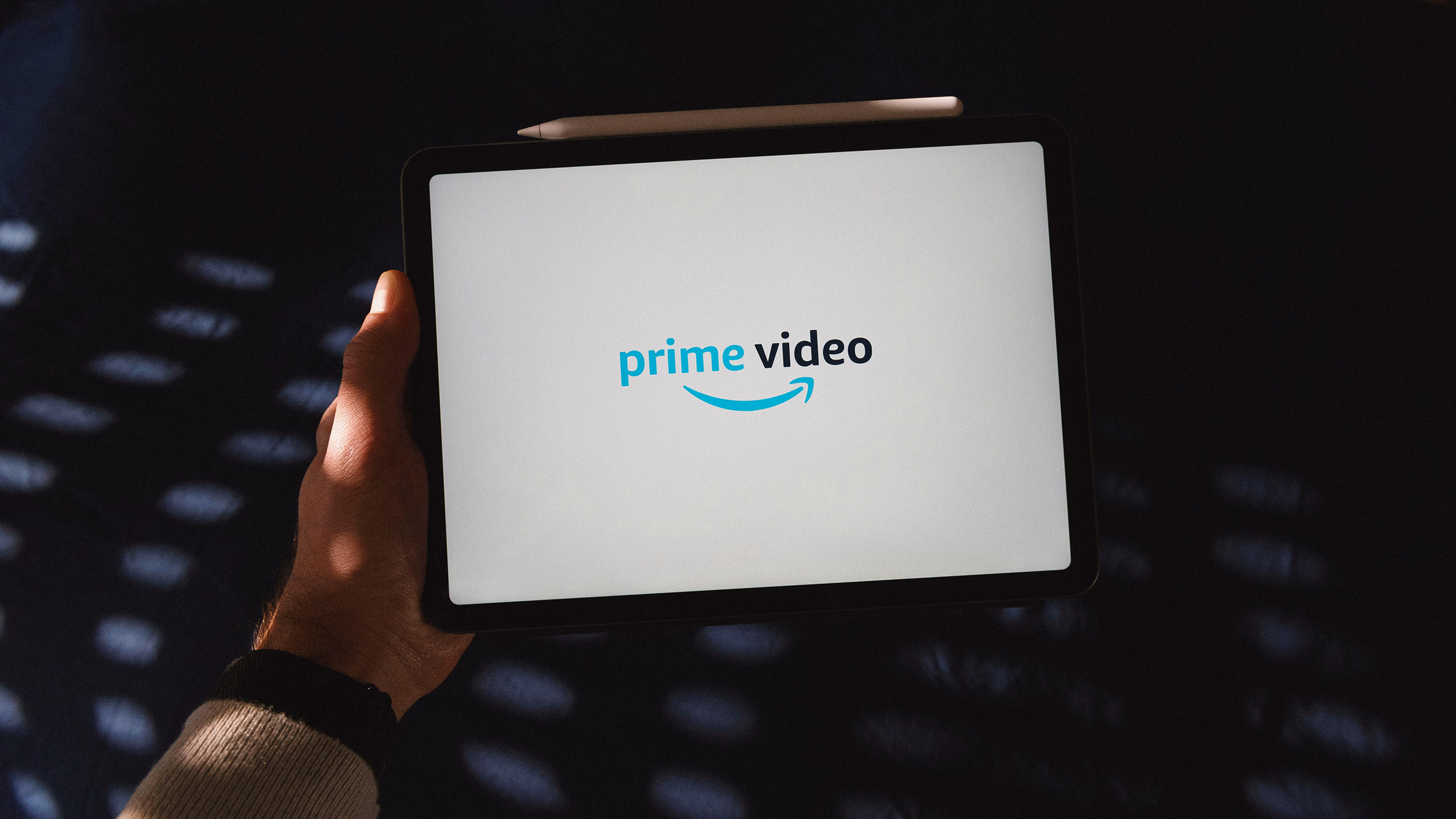 Photo of a tablet open to Amazon Prime Video