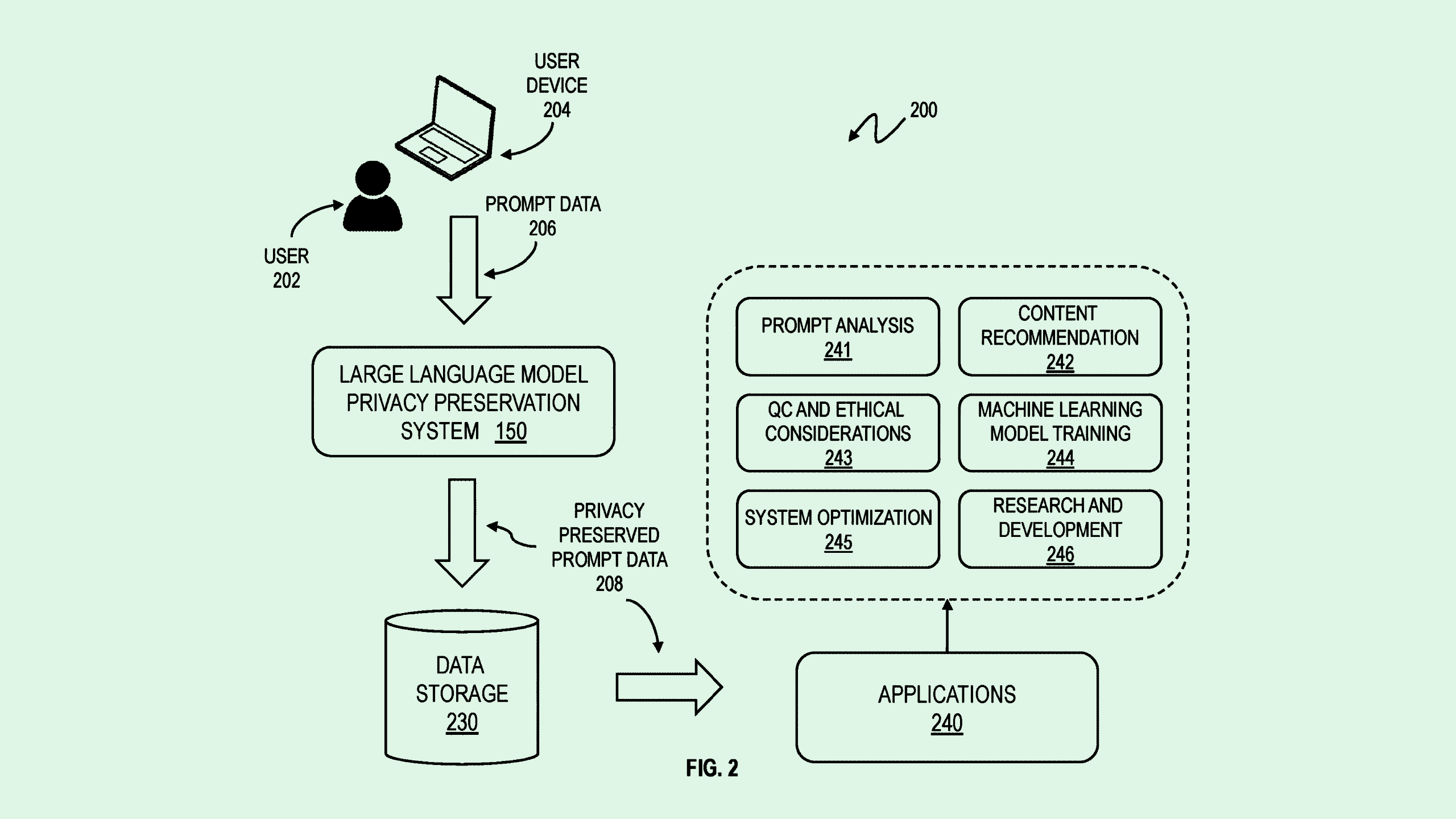Photo of an IBM patent