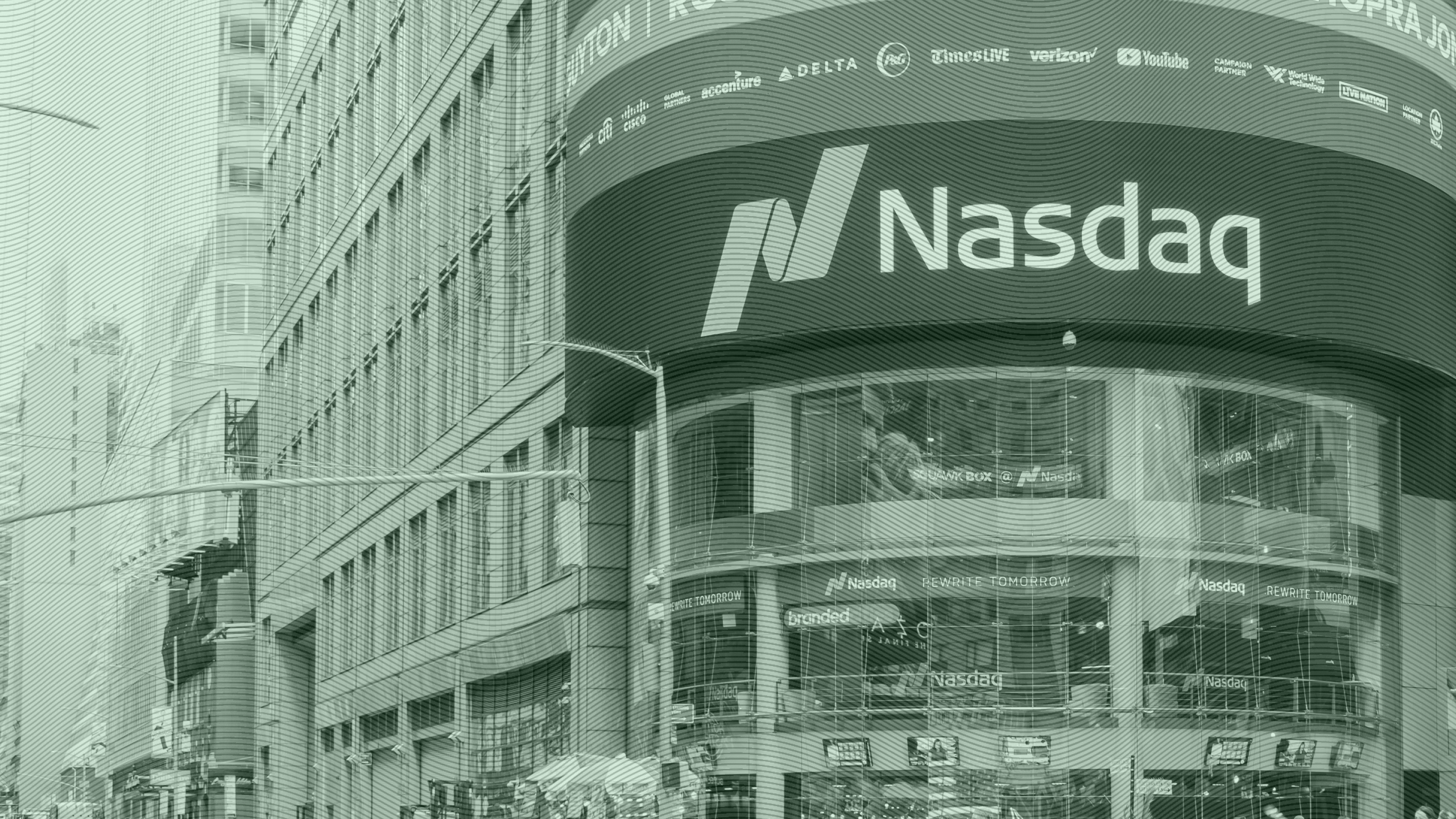 Photo of the Nasdaq MarketSite building