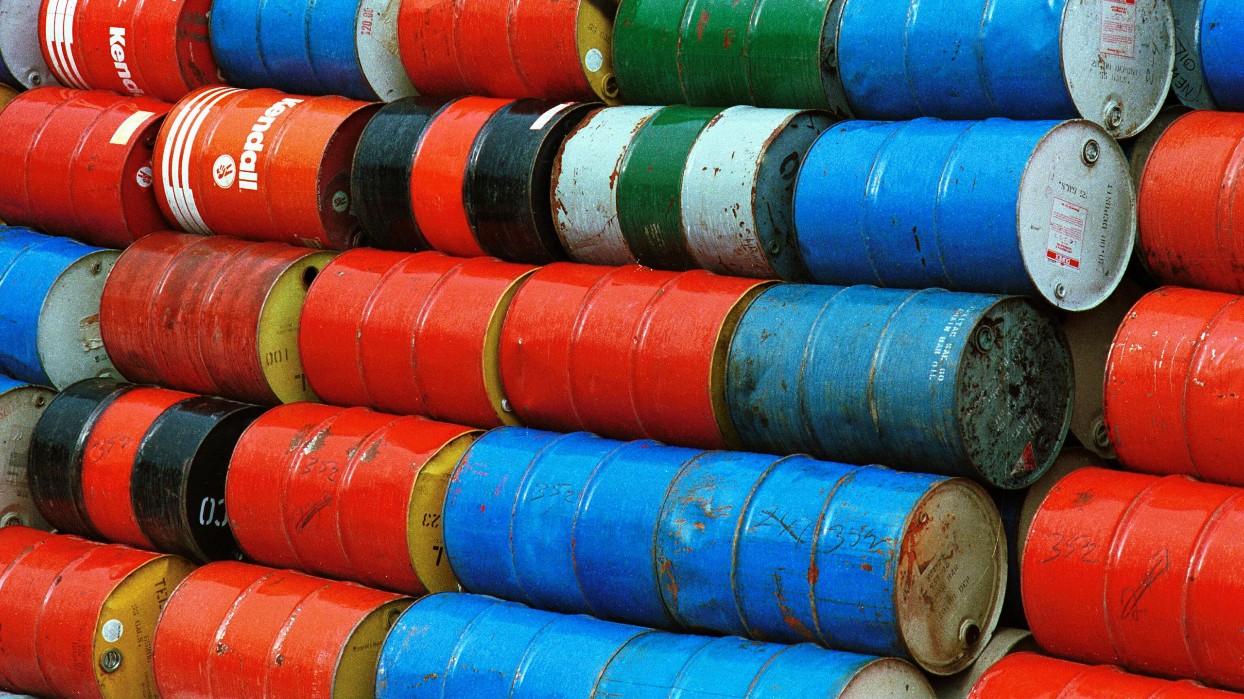 Photo of oil barrels