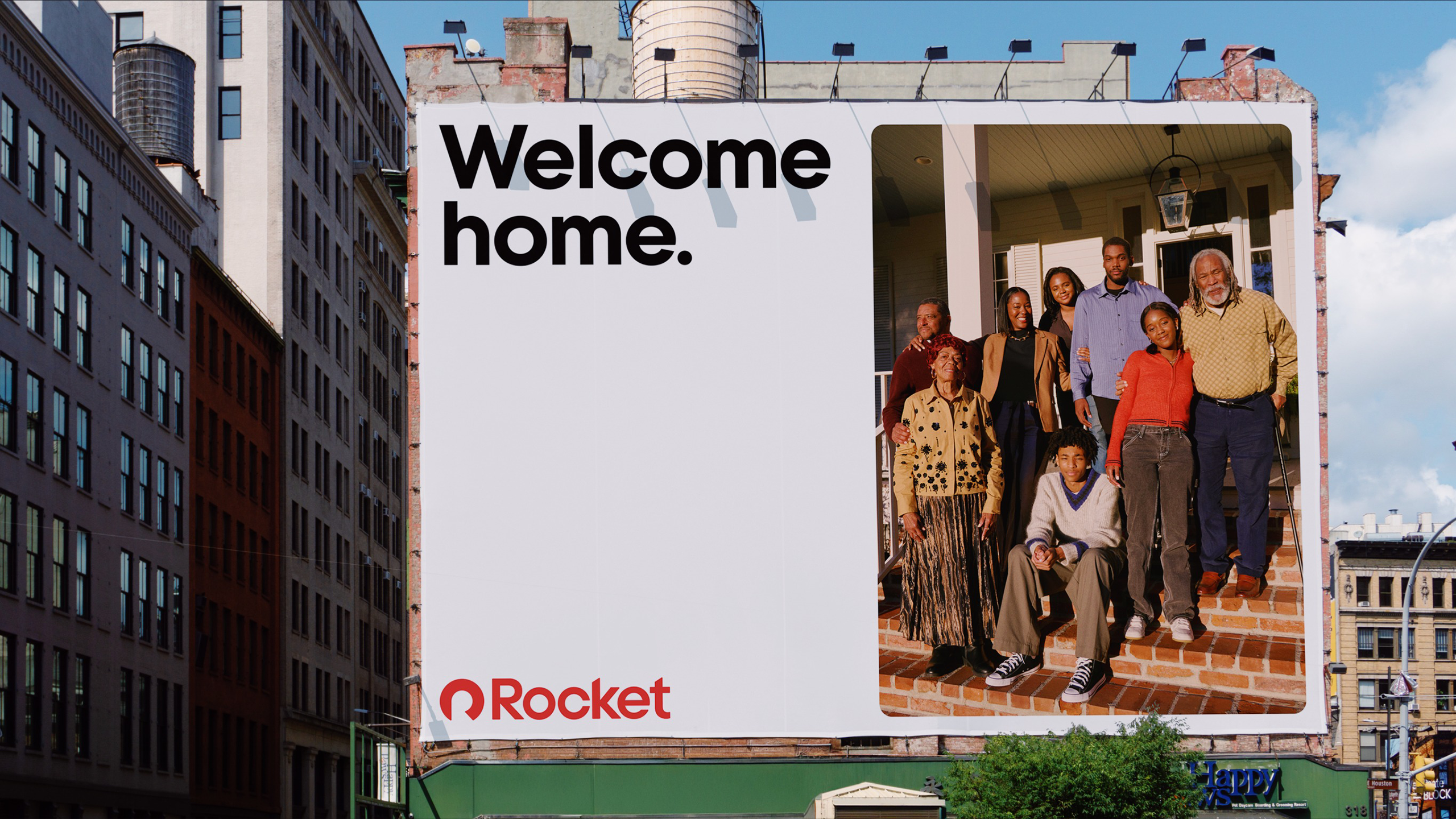 Photo of a Rocket Mortgage billboard