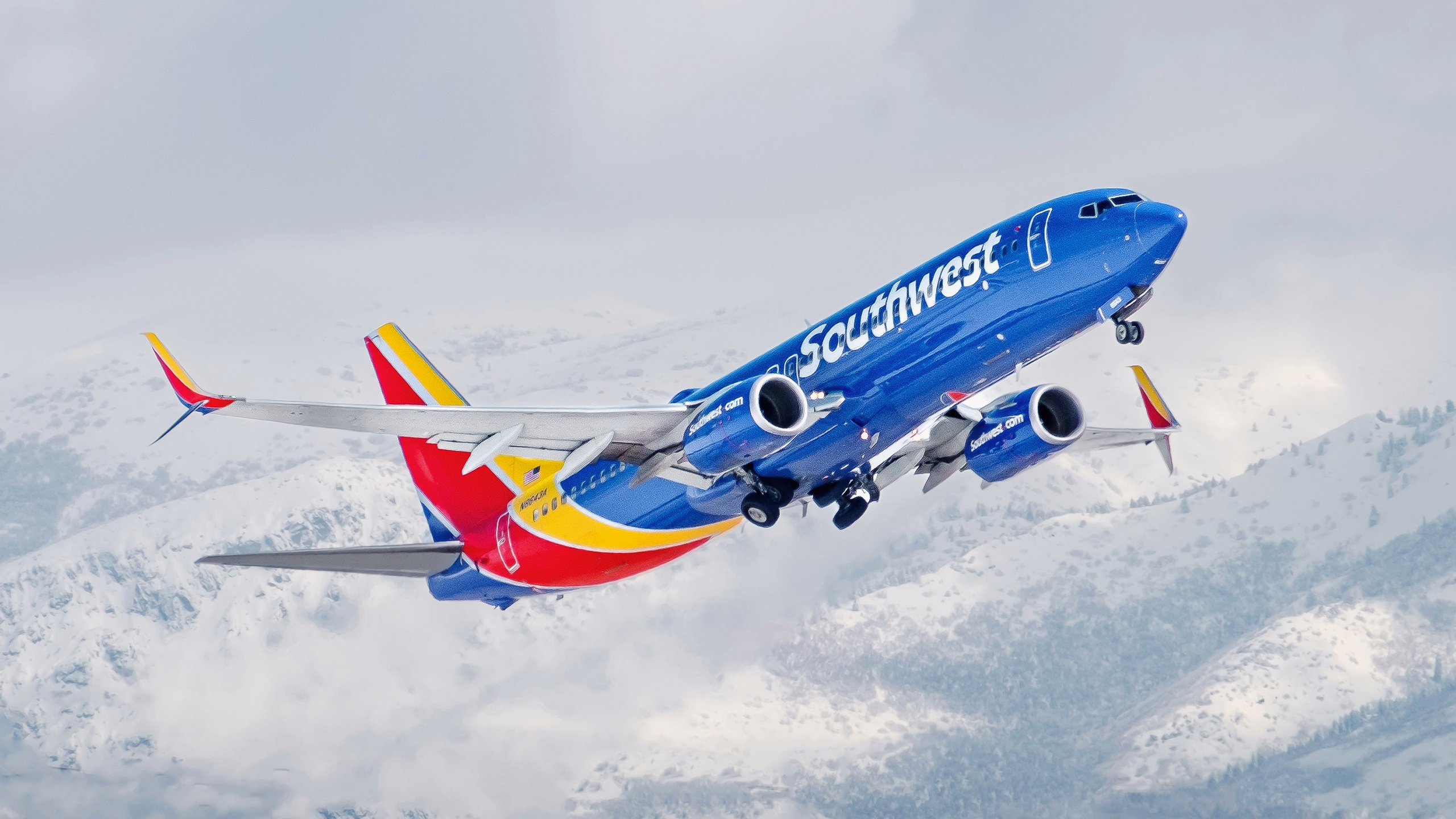 Photo of a Southwest plane