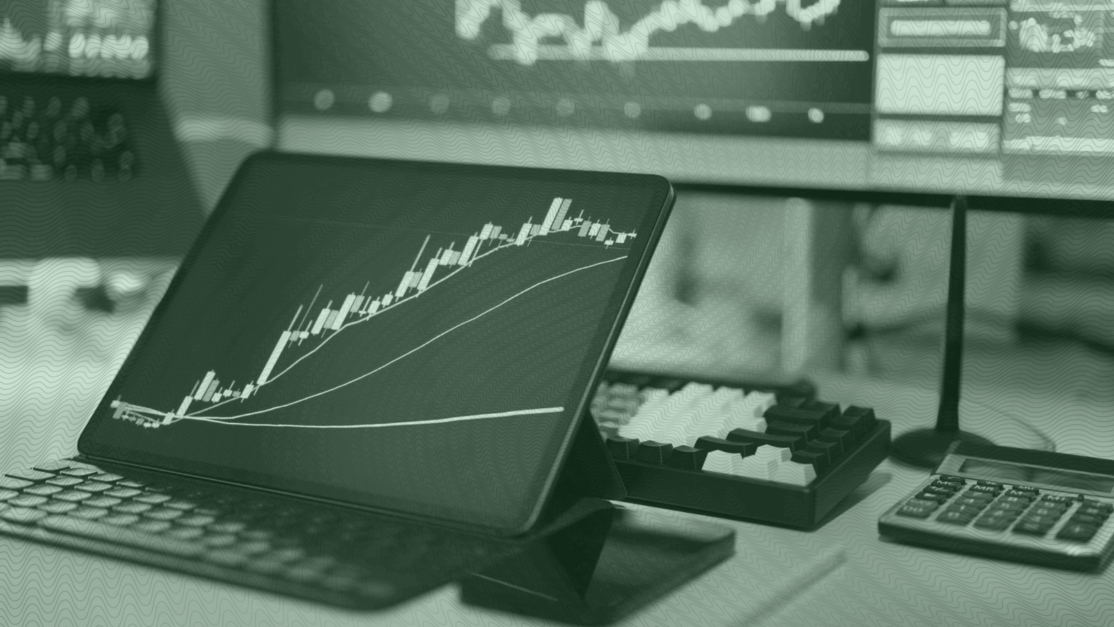 Photo of stock charts