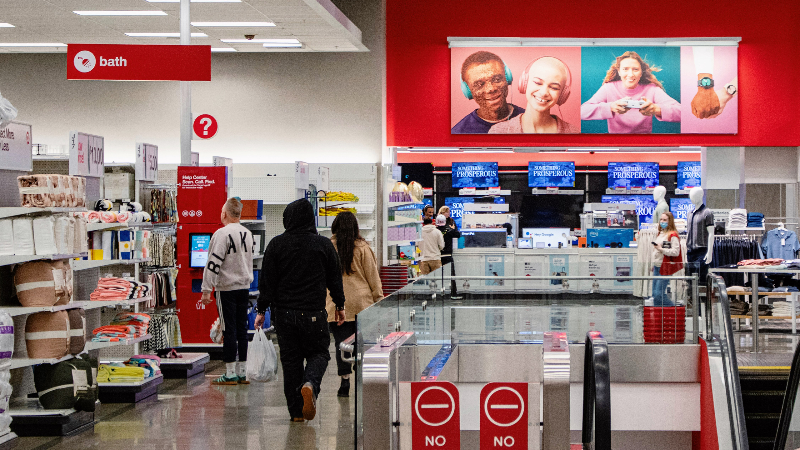 Photo of people shopping in Target