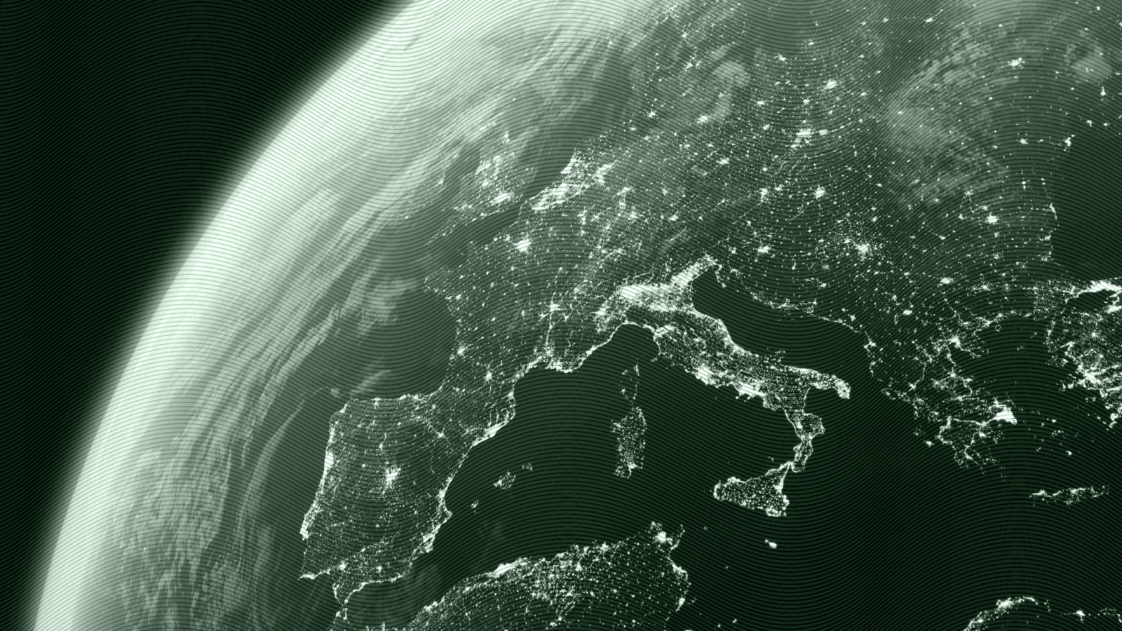 Photo of Europe from space