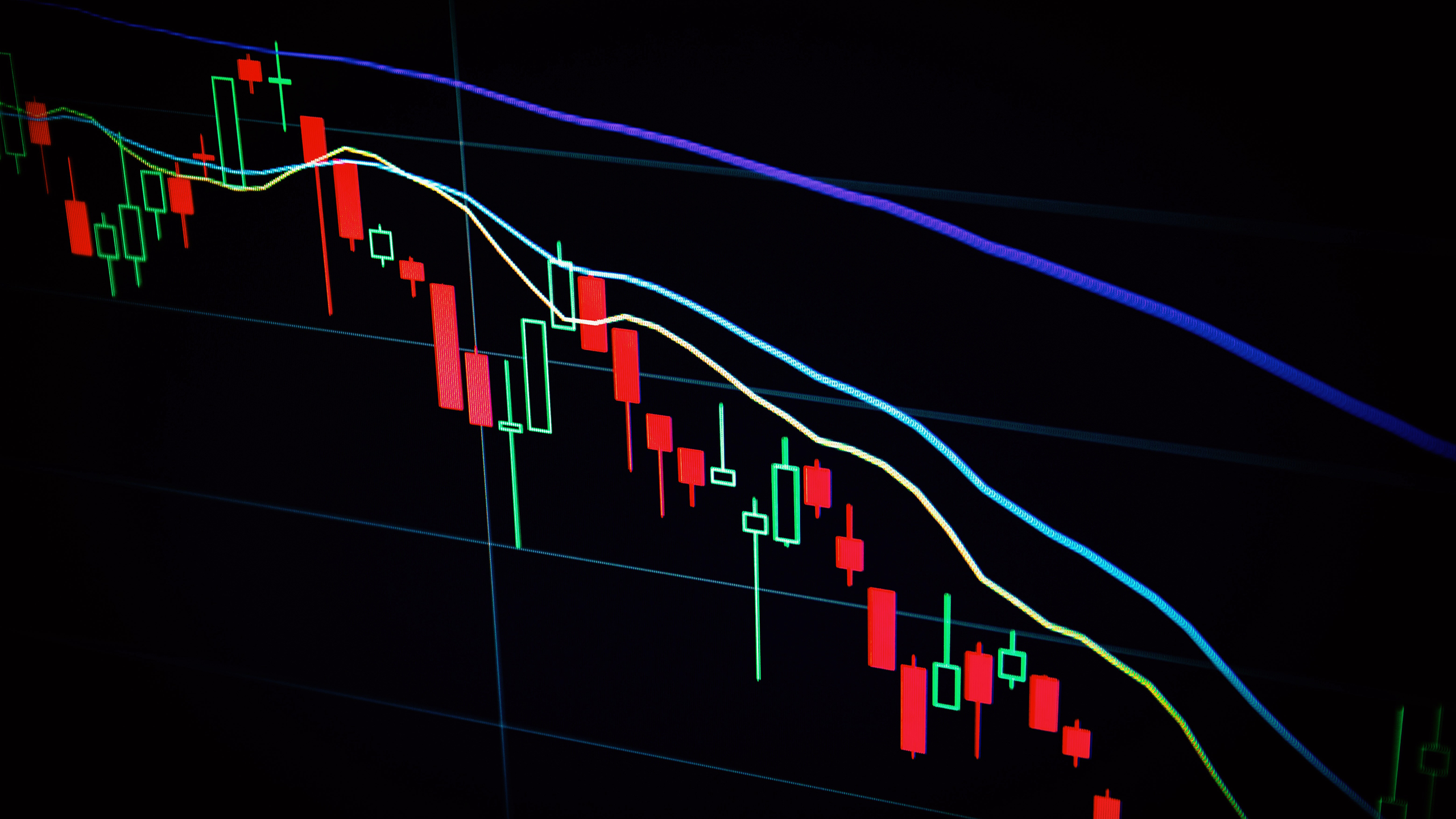 Photo of a downward chart