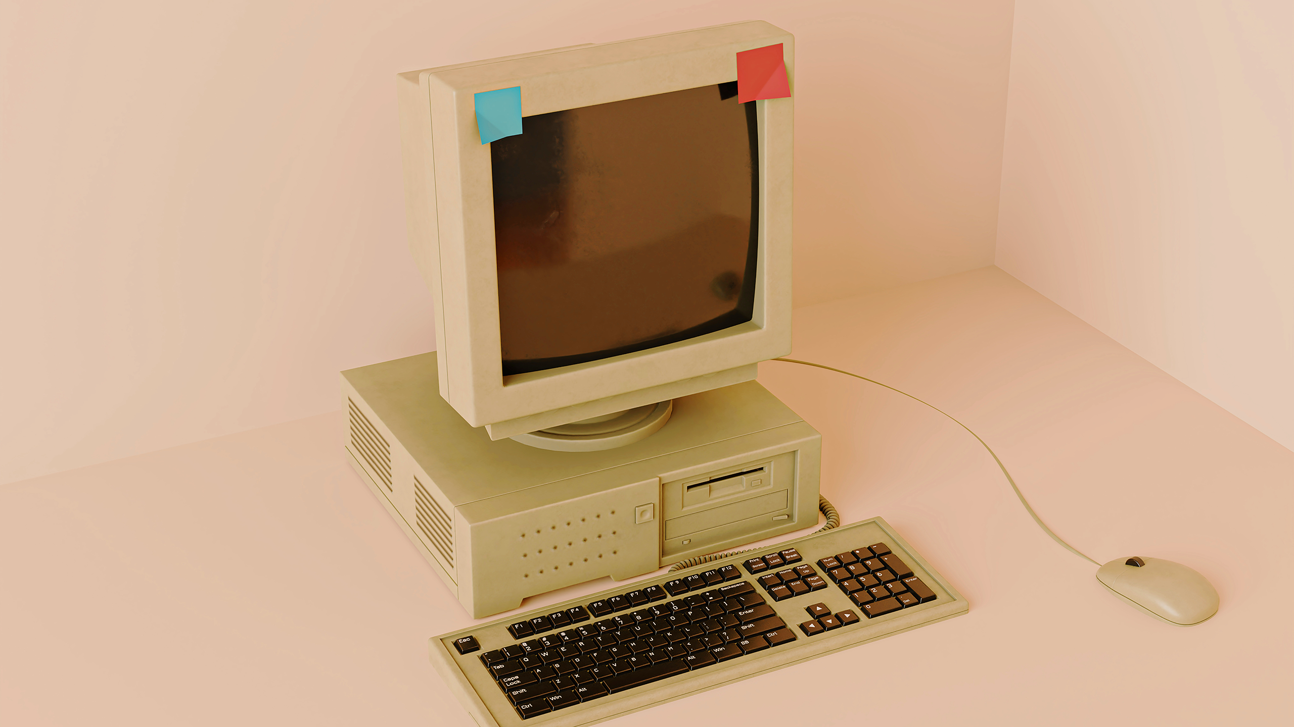 Photo of an old computer