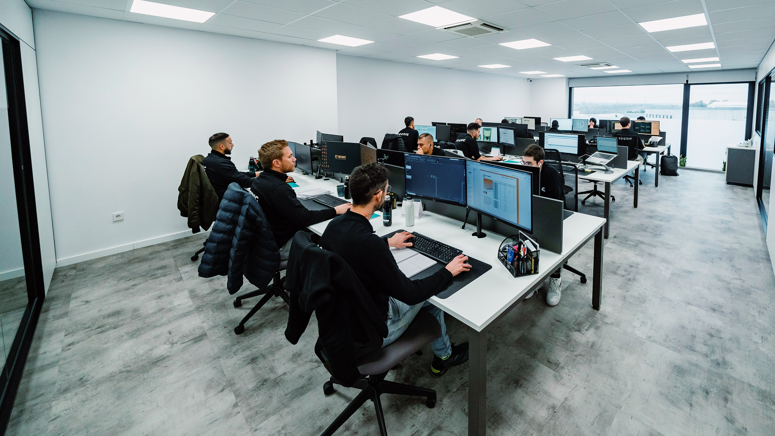 Photo of people working in an office