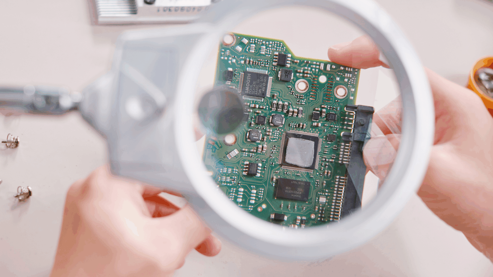 Photo of a semiconductor