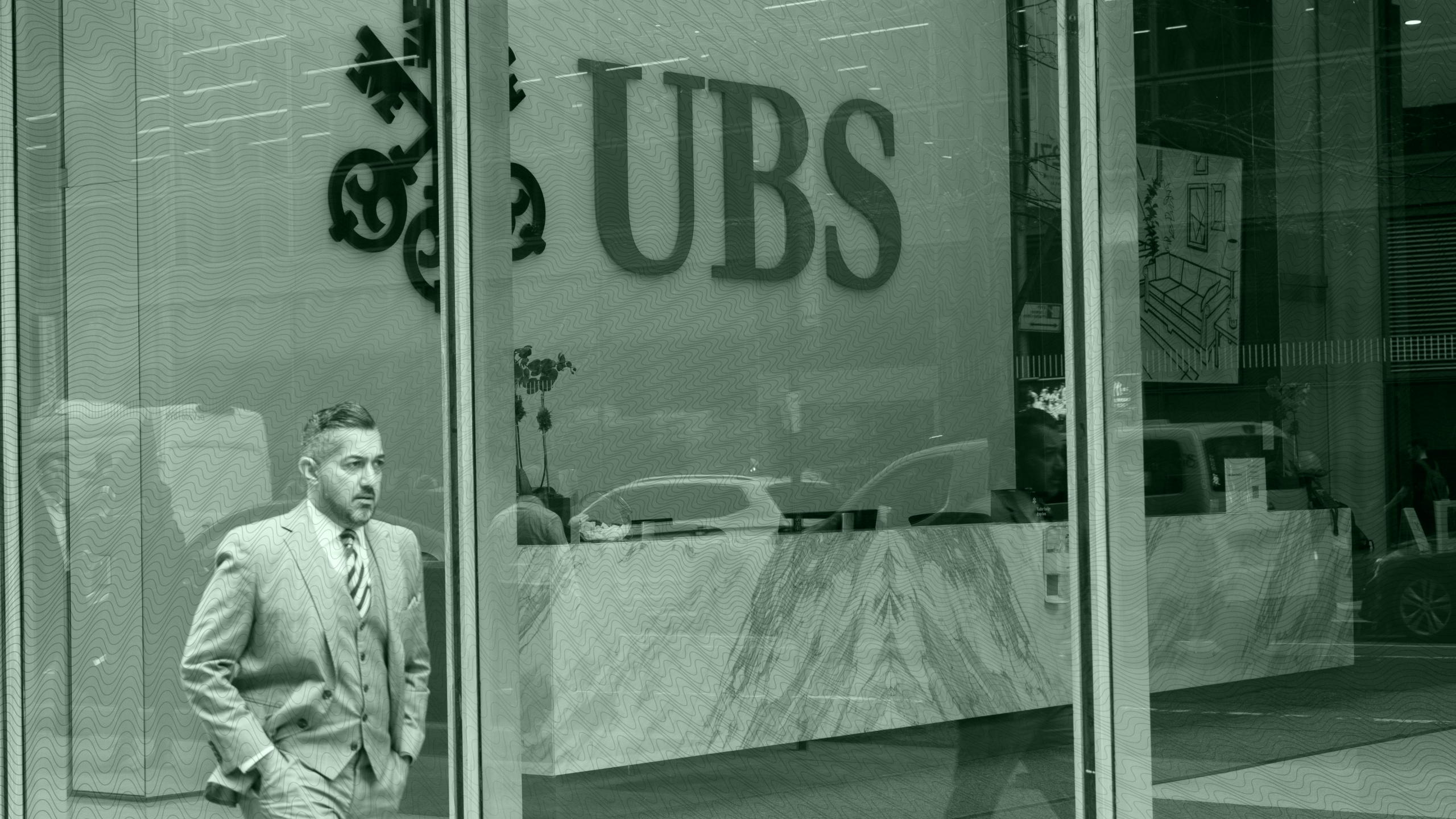 Photo of a UBS building
