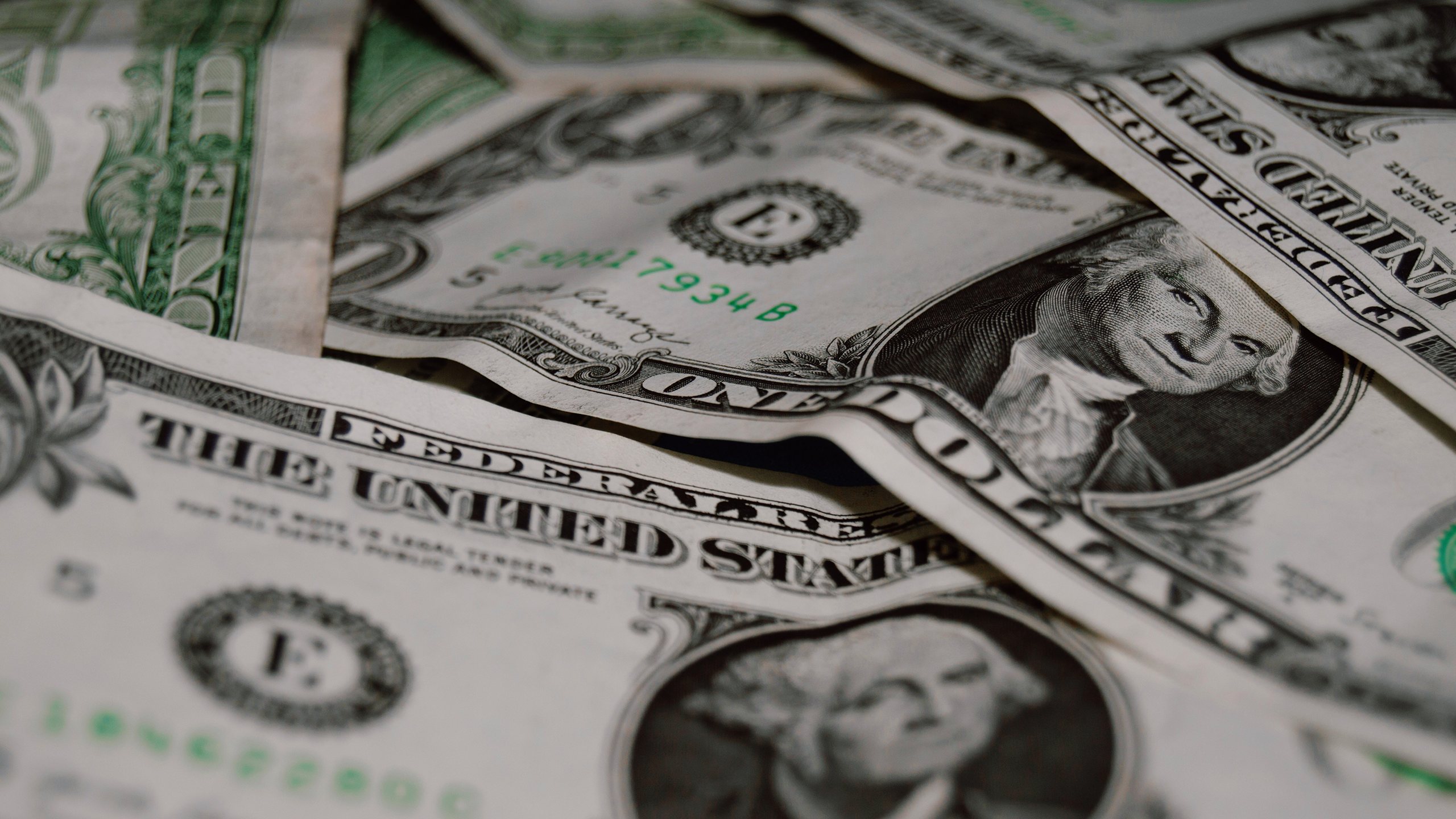 Photo of US dollar bills
