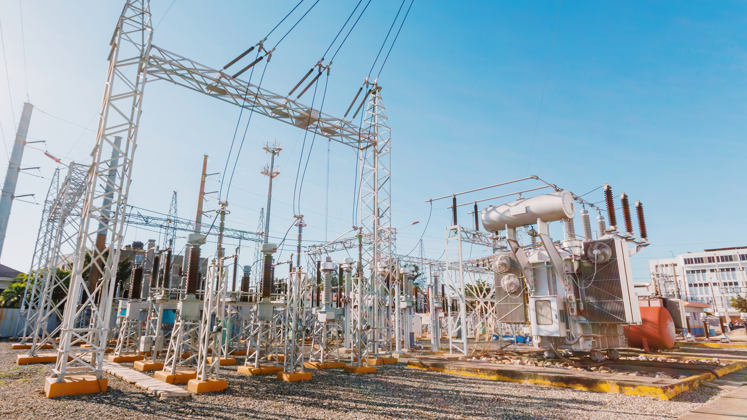 Photo of a power grid