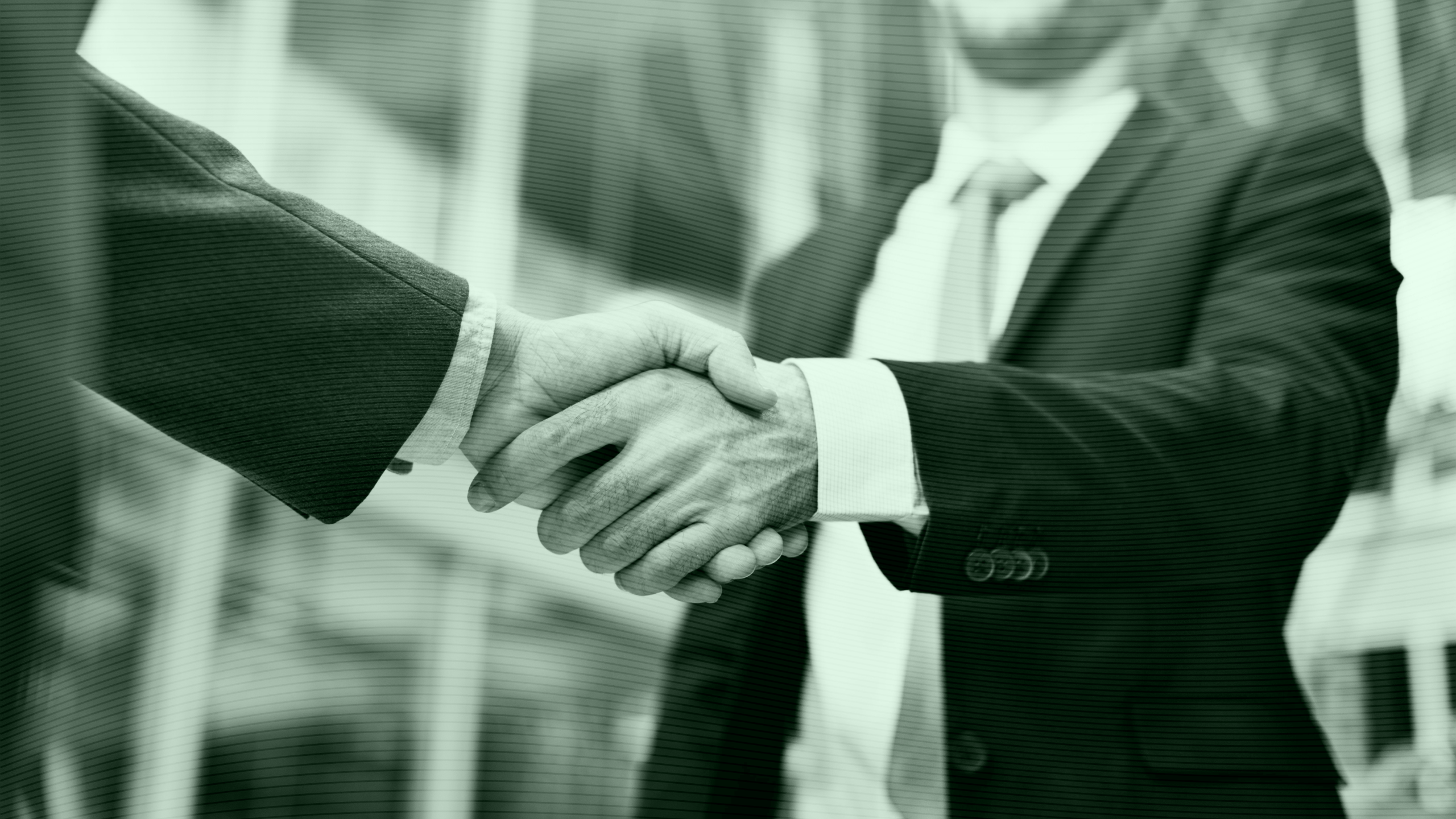 Photo of a business deal handshake