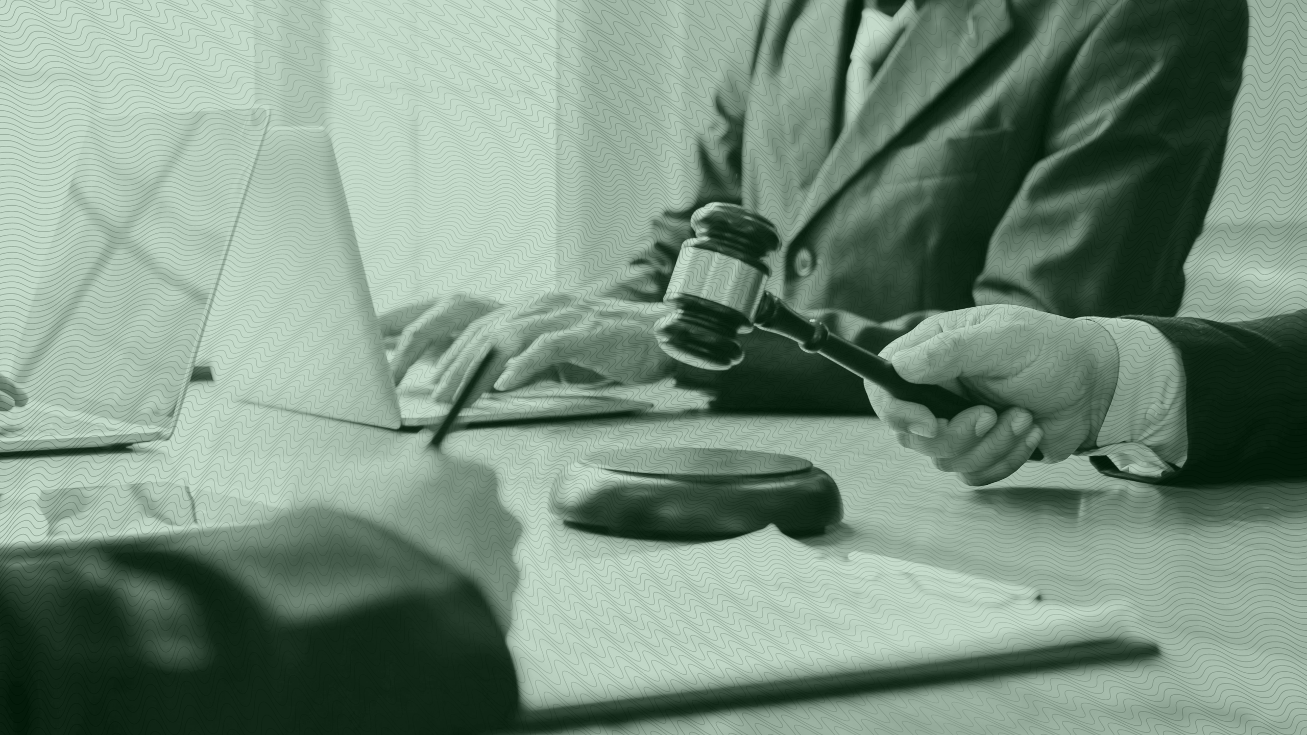 Photo of a judge holding a gavel