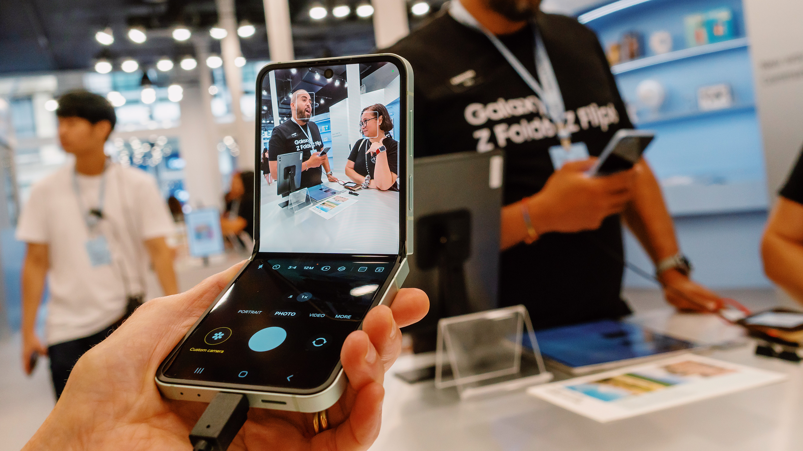 Photo of a Samsung Galaxy Z Fold phone