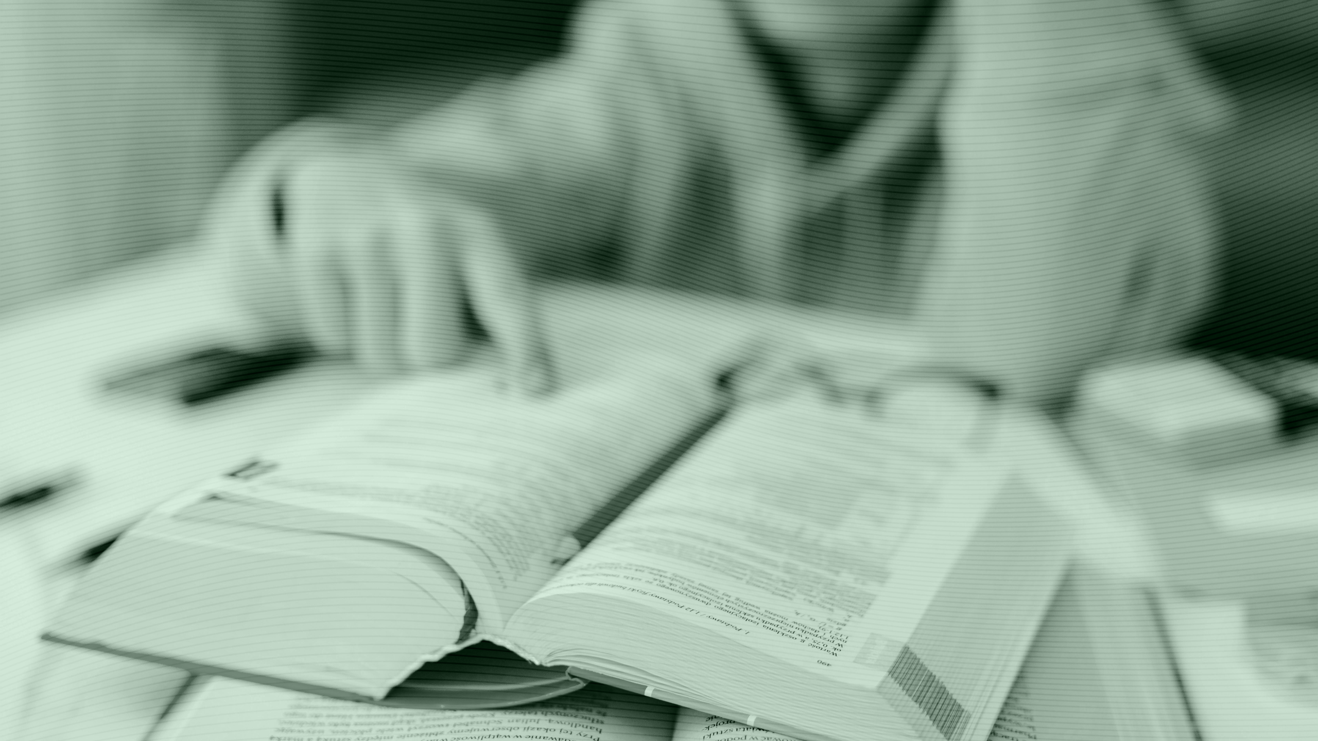 Photo of a person studying