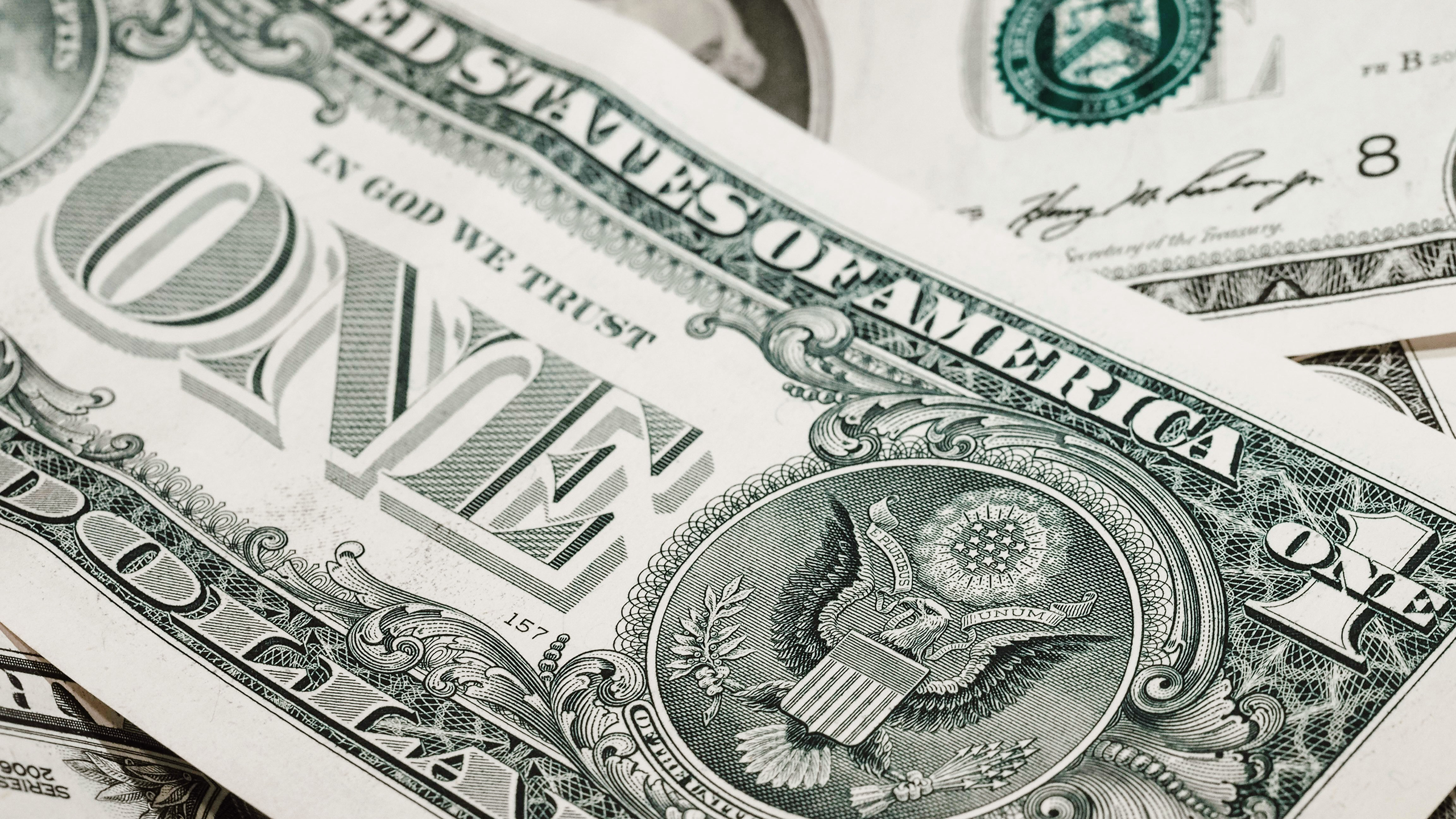 Photo of a one dollar bill